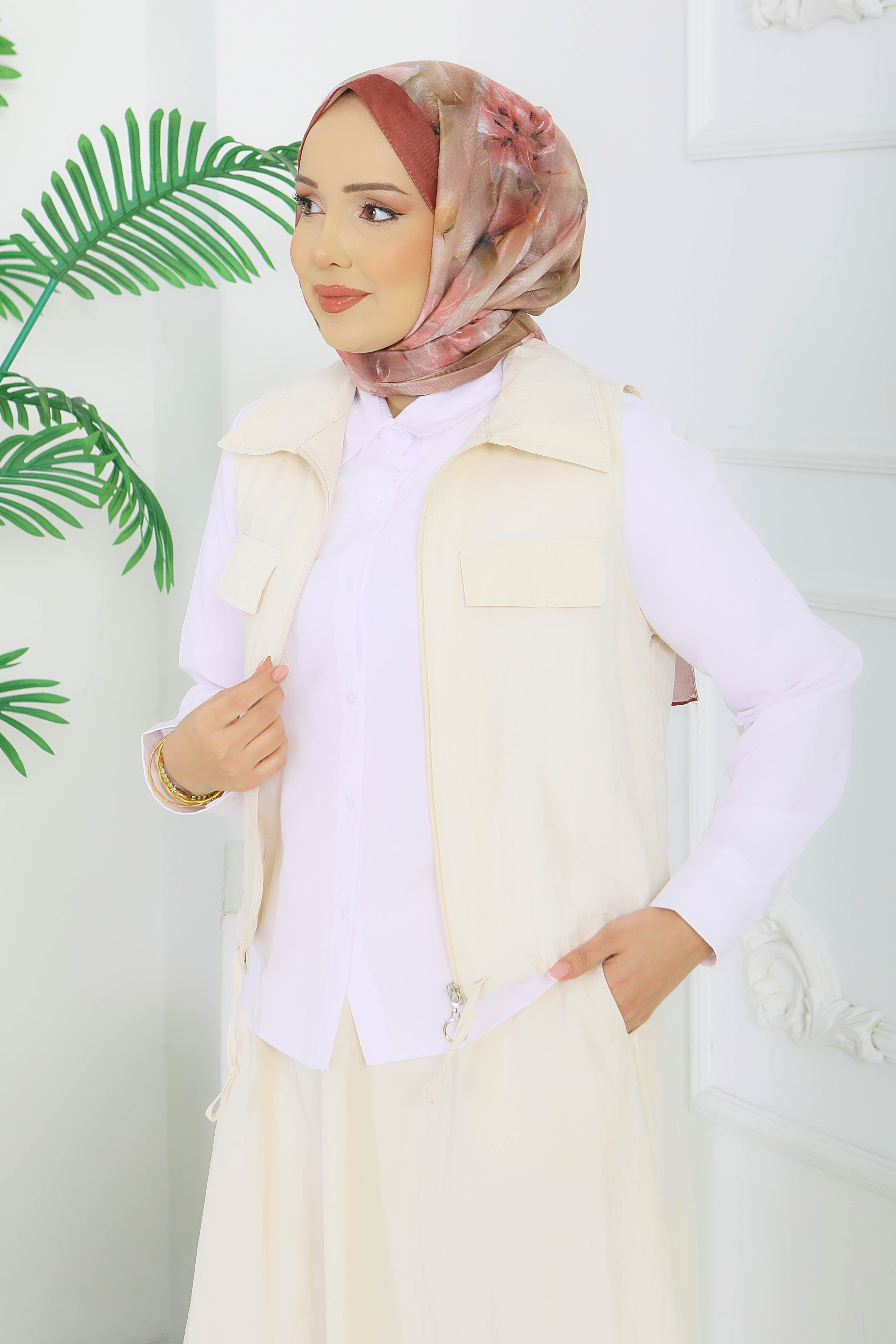 Paraşüt Üçlü Takım - 28390-KREM - 5