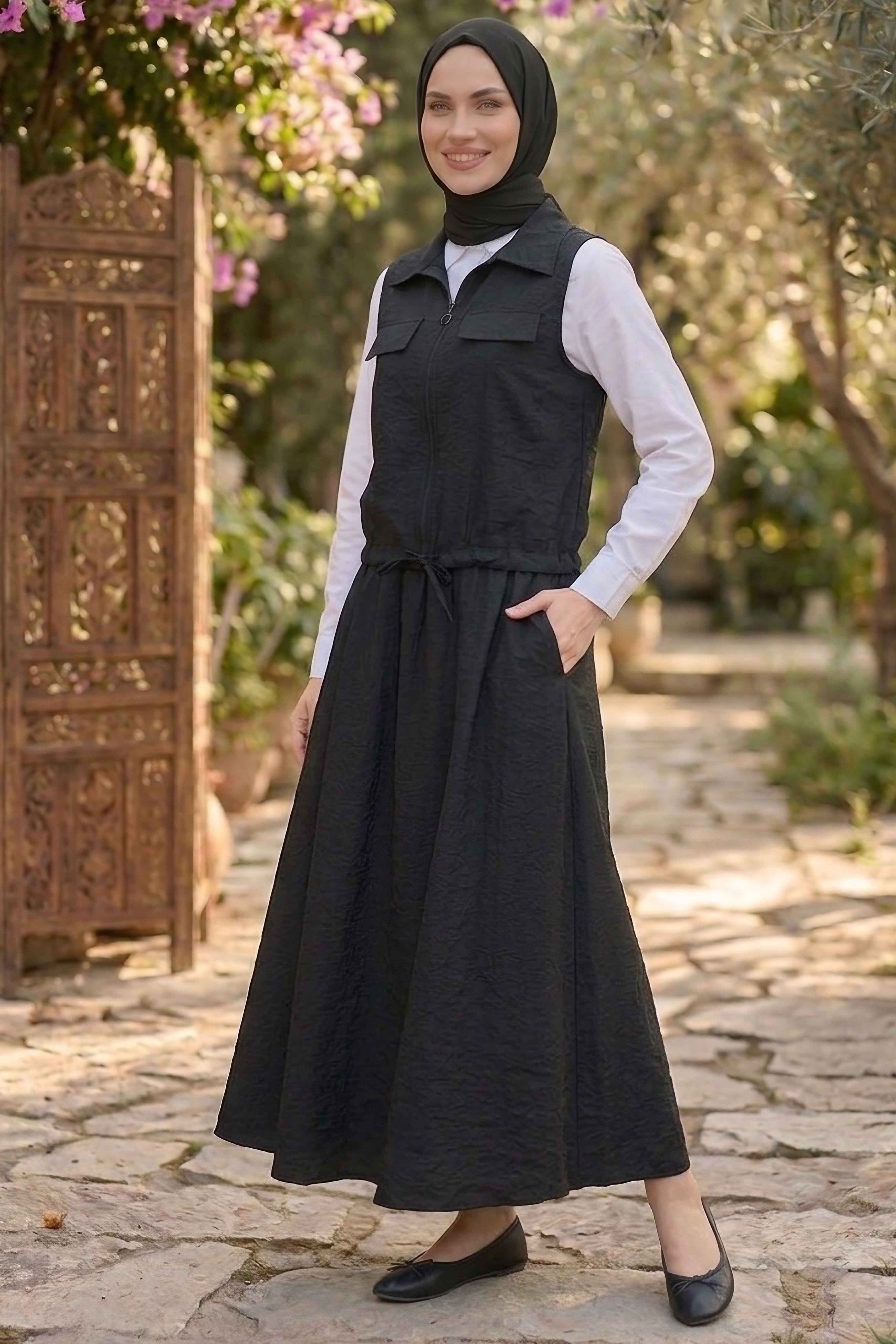 Paraşüt Üçlü Takım - 28390-SIYAH - 2