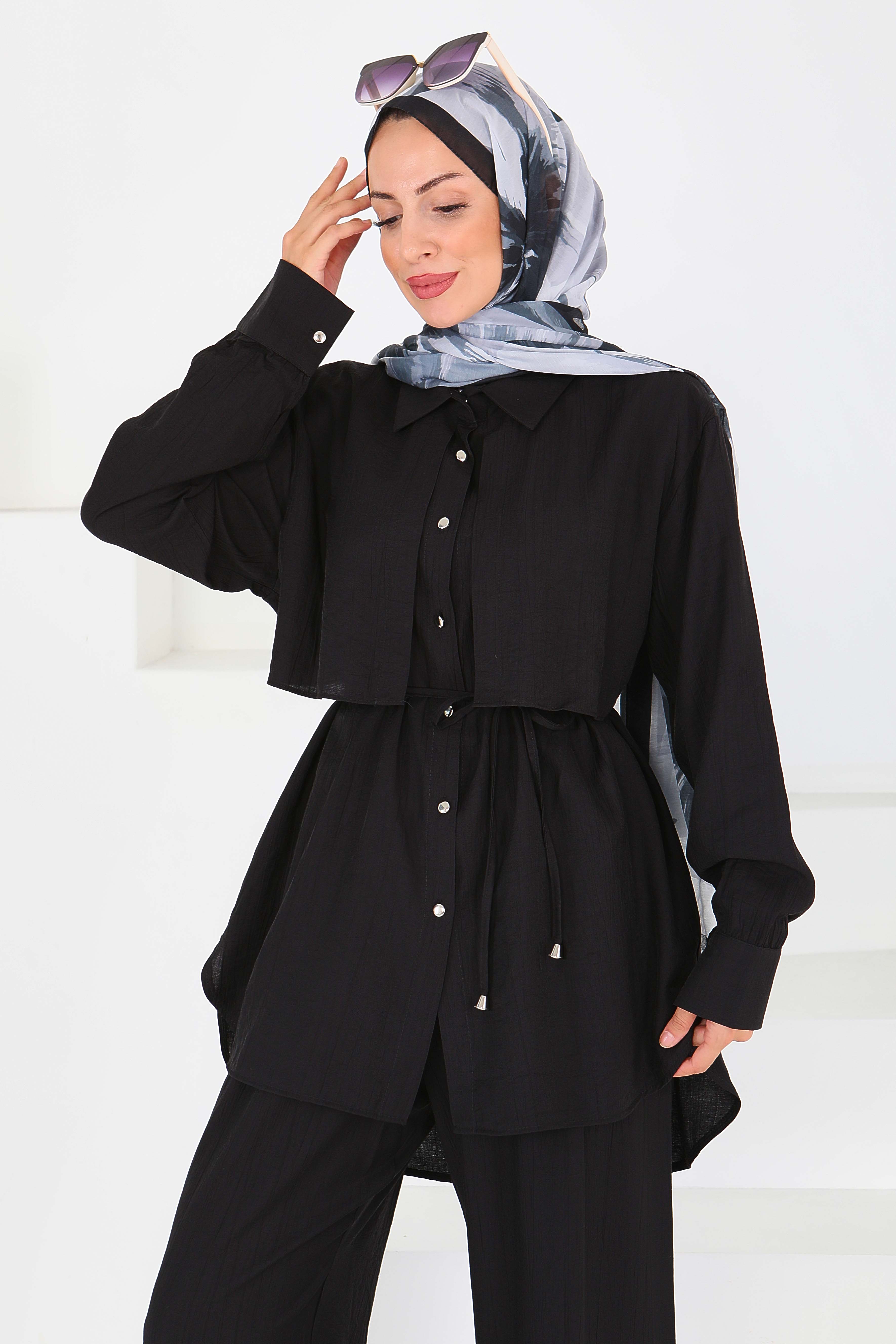Pelerin Detaylı Takım - 27552 - 2