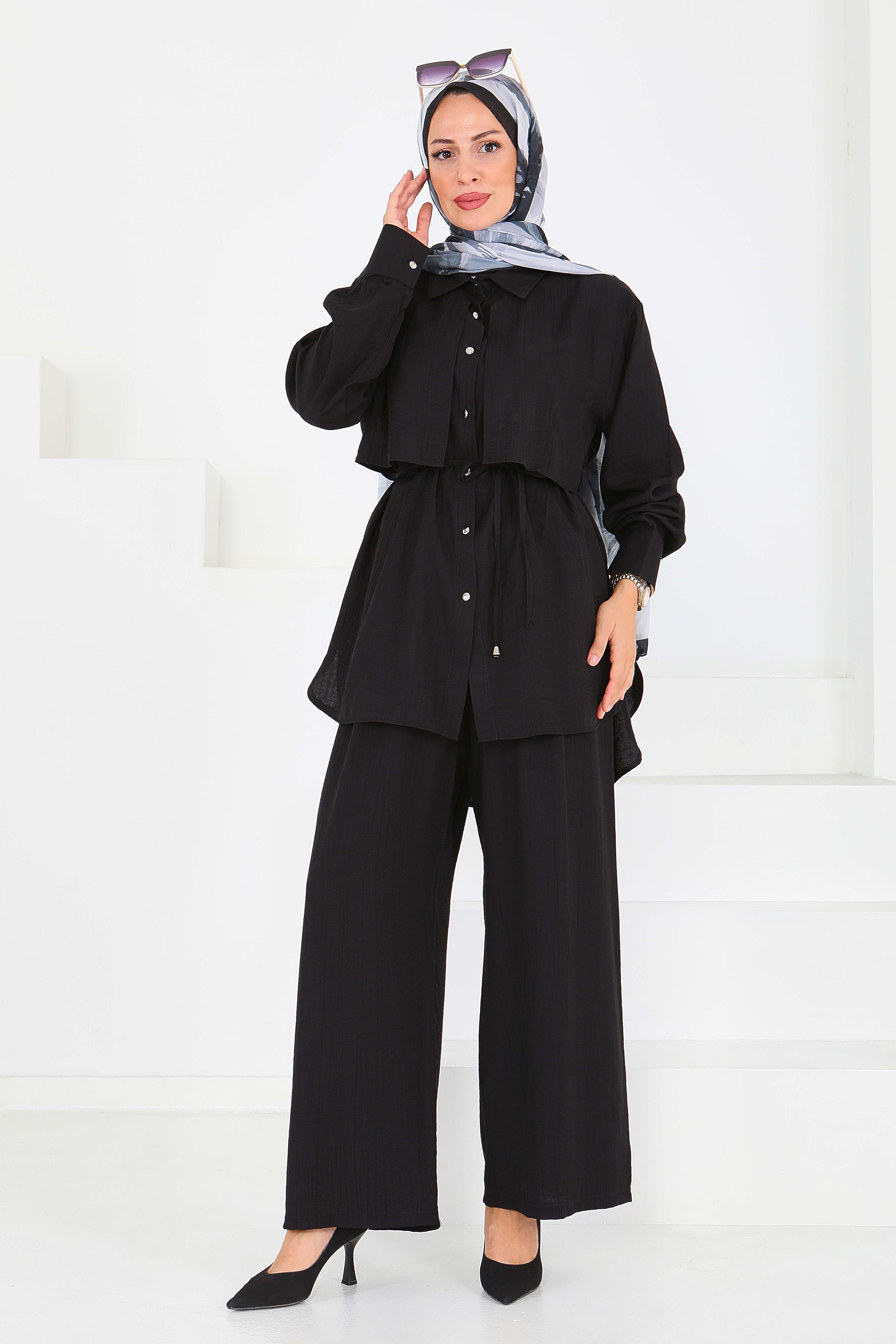 Pelerin Detaylı Takım - 27552 - 3
