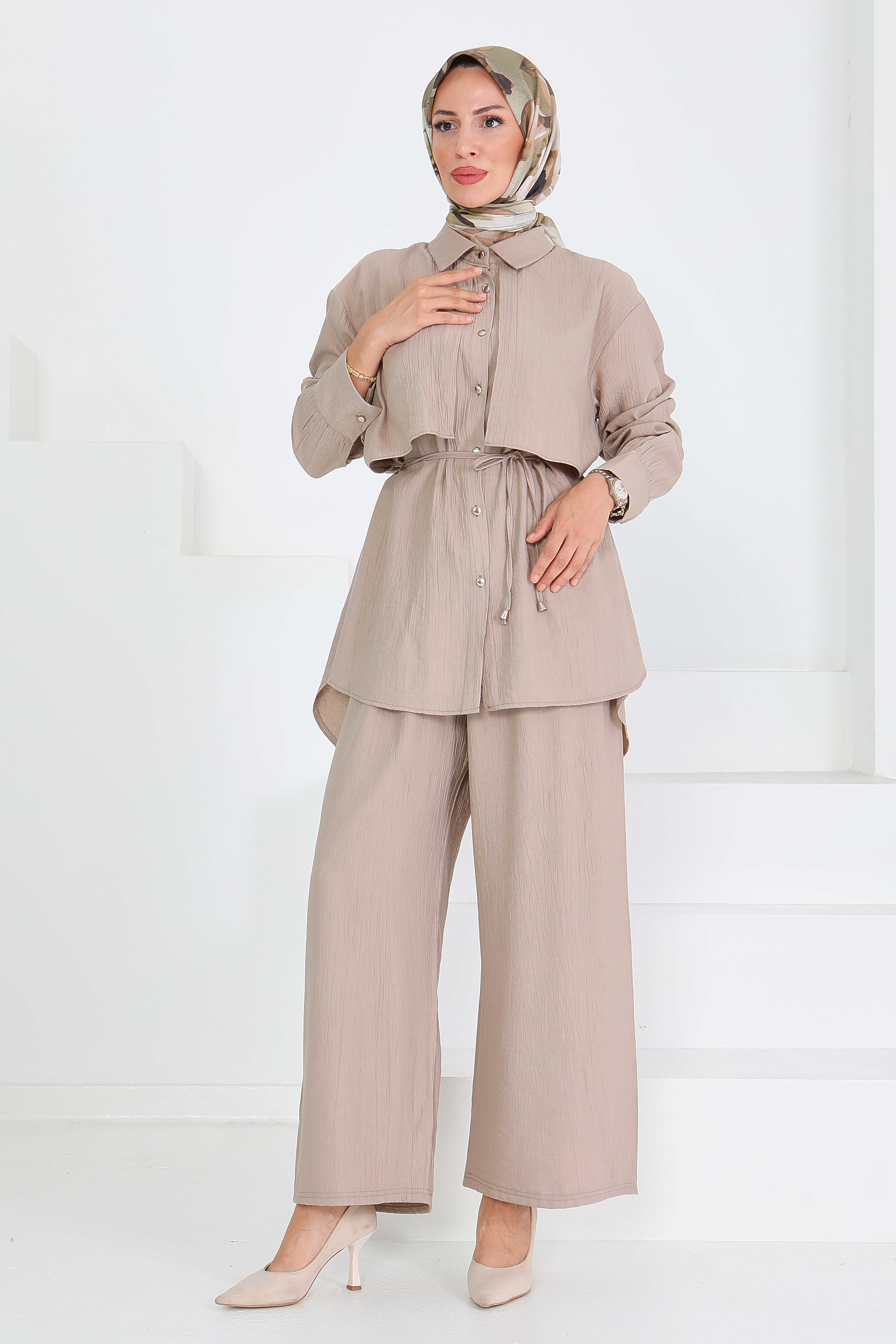 Pelerin Detaylı Takım - 27552 - 2