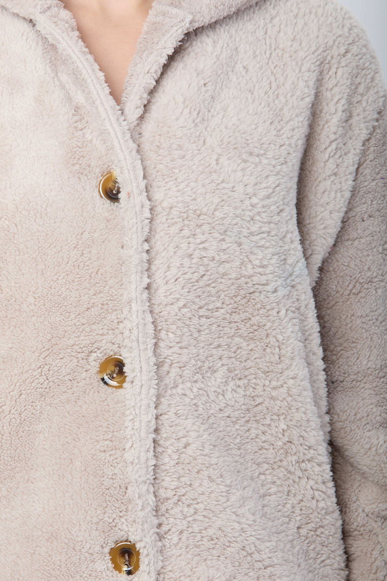 Peluş Ceket - 27822-TAS - TOFİSA