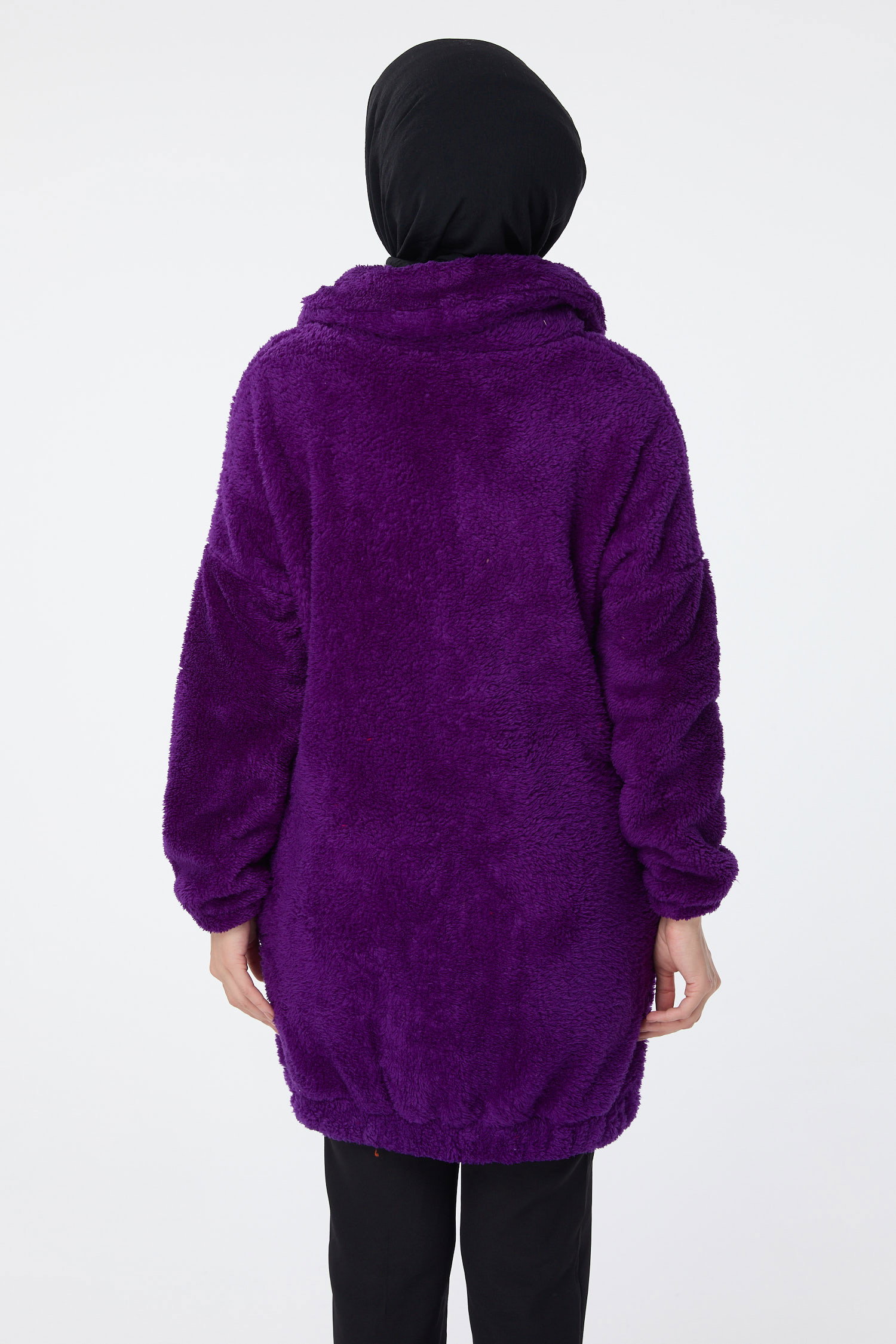 Peluş Mont - 13009-MOR - 5