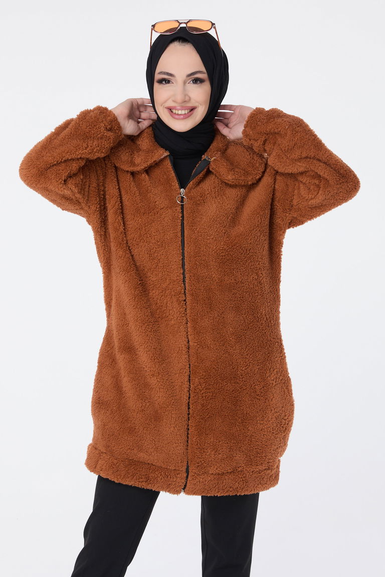 Peluş Mont - 13009-TABA - TOFİSA