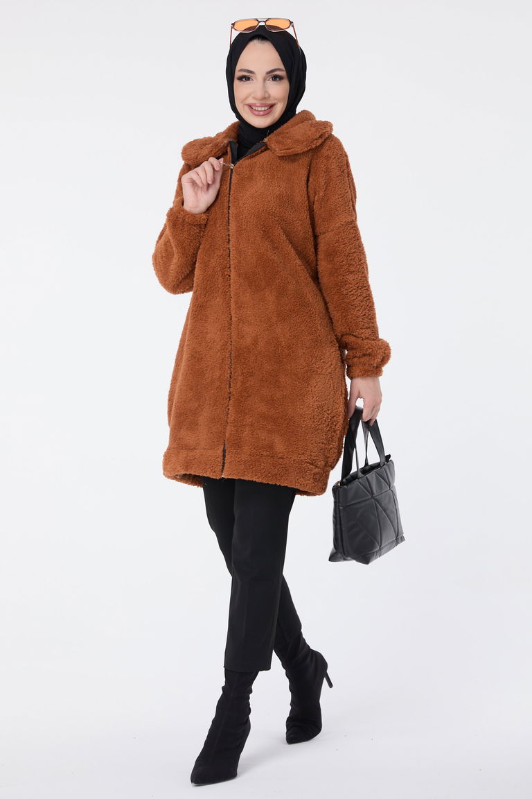 Peluş Mont - 13009-TABA - TOFİSA