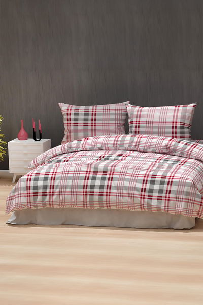 Pembe Çift Kişilik Nevresim Seti - 25354 