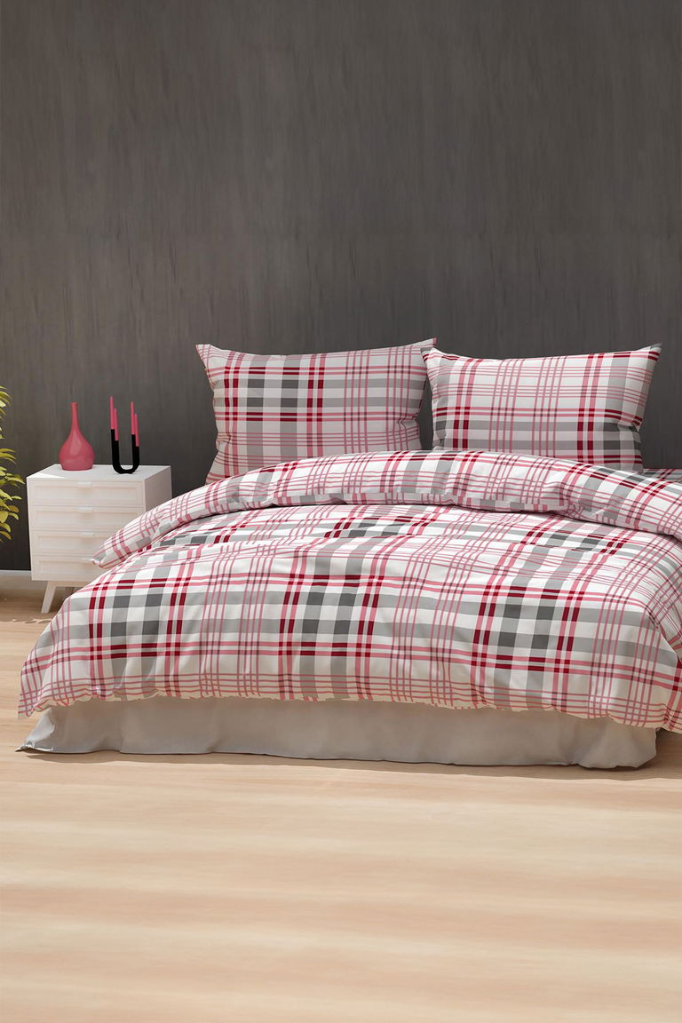 Pembe Çift Kişilik Nevresim Seti - 25354