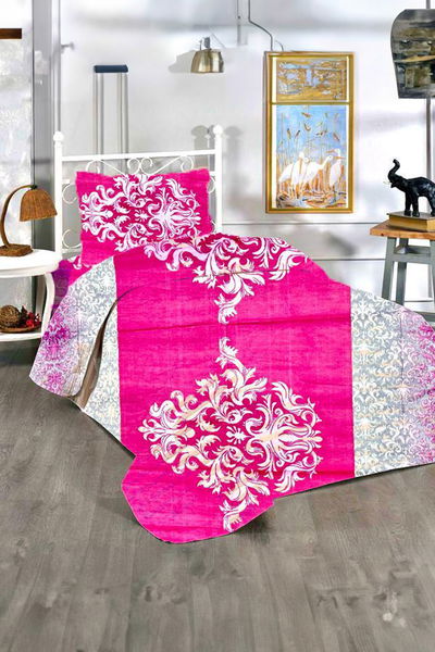 Pembe Çift Kişilik Nevresim Seti - 26516 
