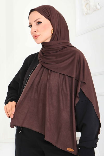Penye Şal - 27854-KAHVE 