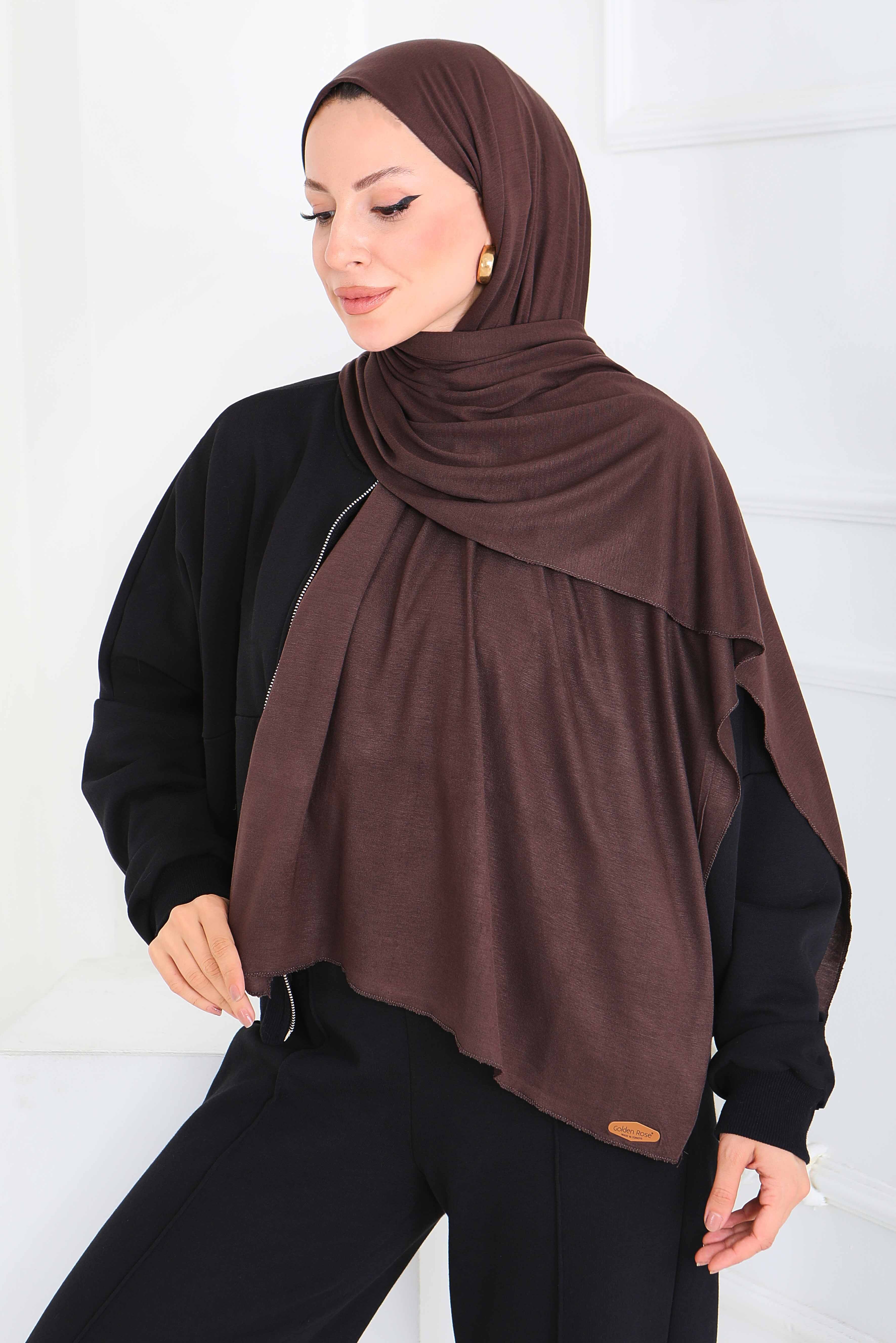 Penye Şal - 27854-KAHVE - 2