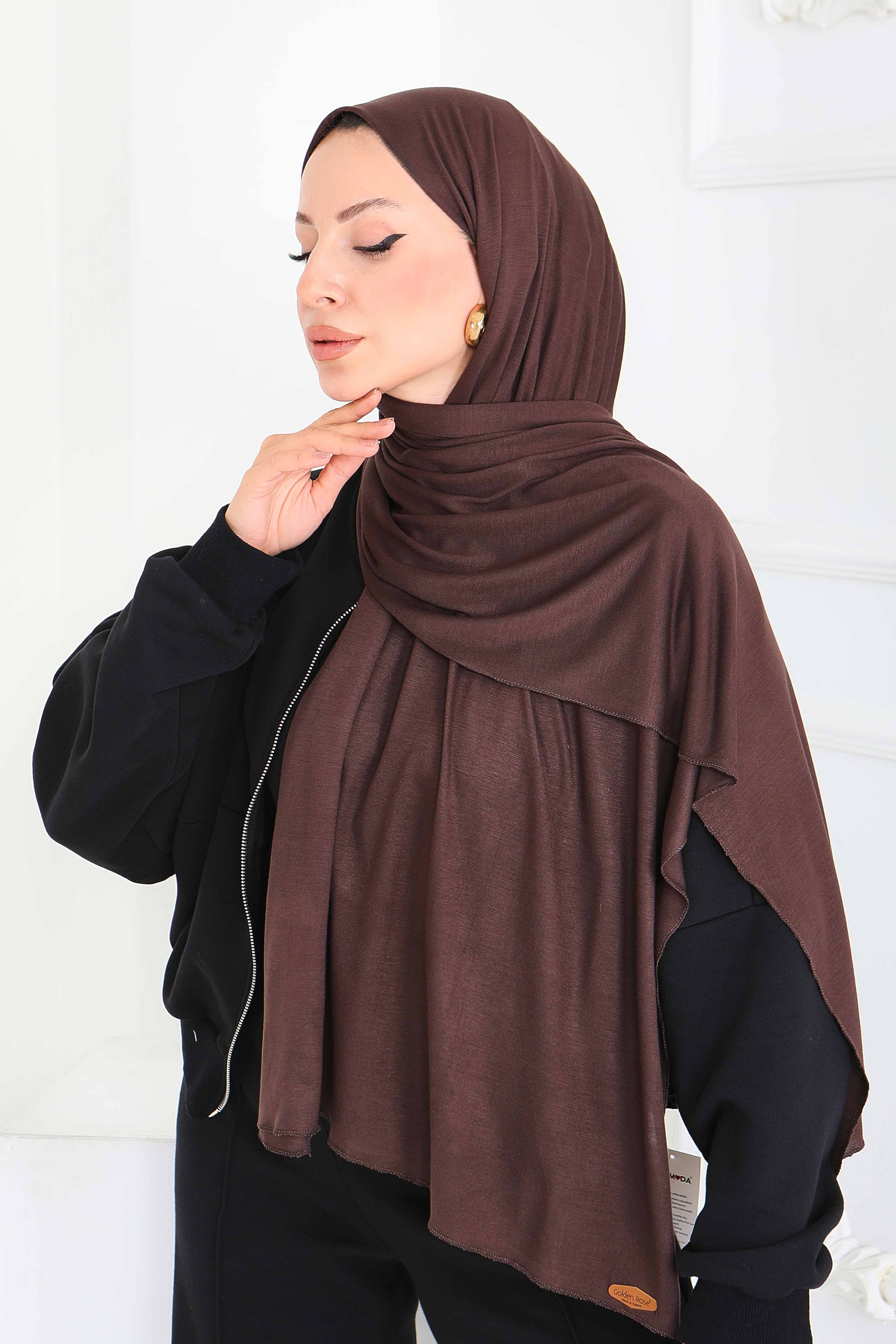Penye Şal - 27854-KAHVE - 3