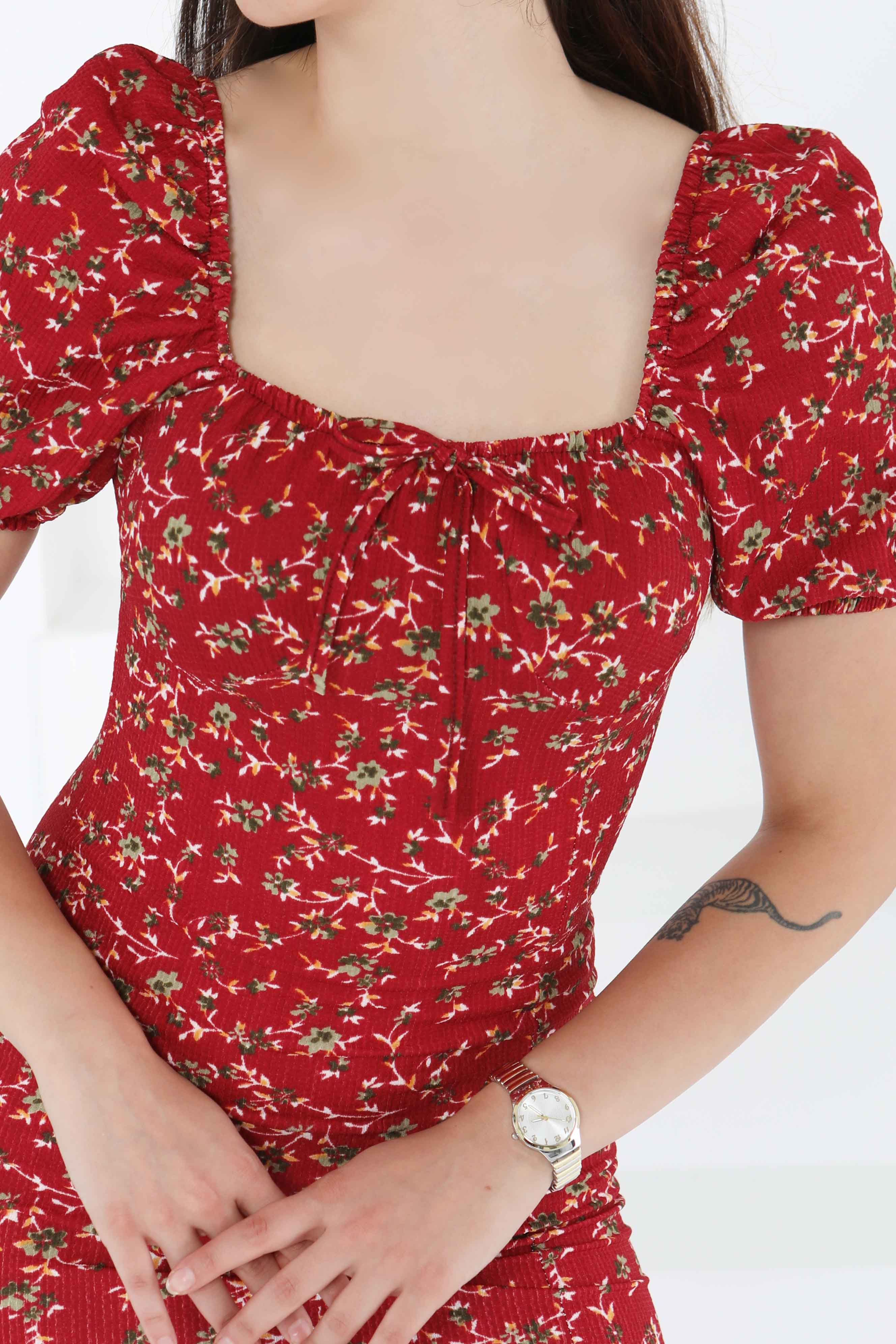 Prenses Kol Yırtmaçlı Elbise - 27393 - 5