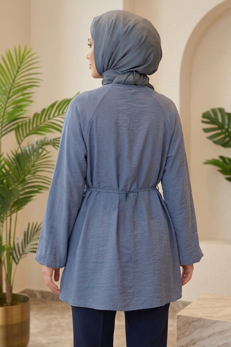 Reklan Kol Tunik Indigo - 28770-INDIGO - 3