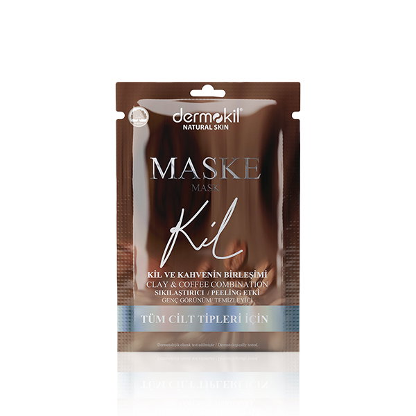 Renksiz DERMOKIL 15 ML KIL VE KAHVE ICERIKLI SIKILASTIRICI ETKILI MASKE - 28455-RENKSIZ - 1
