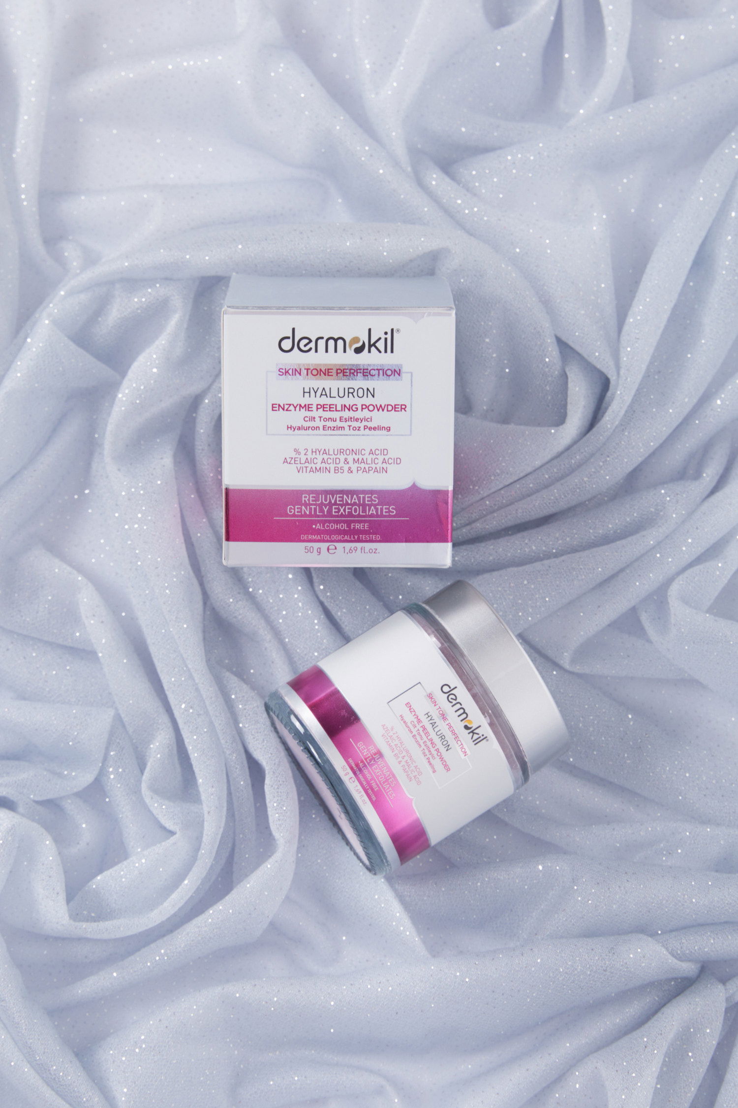 Renksiz DERMOKIL 50 G HYALURON ENZIM TOZ PEELING - 25931 - 1