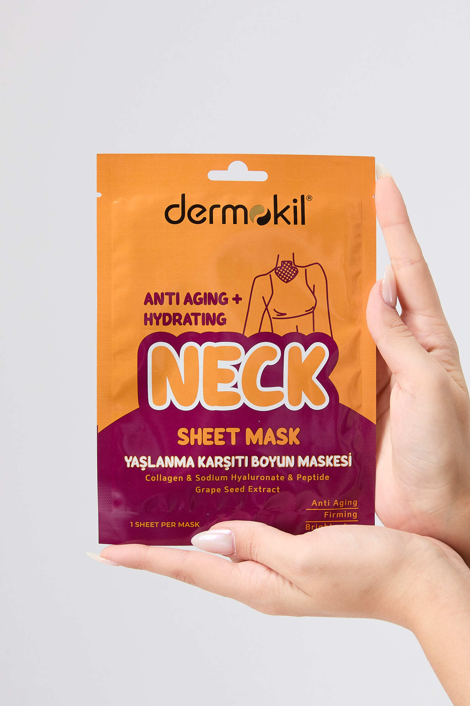 Renksiz DERMOKİL Boyun (Neck) Maske 15 ml - 28440-RENKSIZ - 1