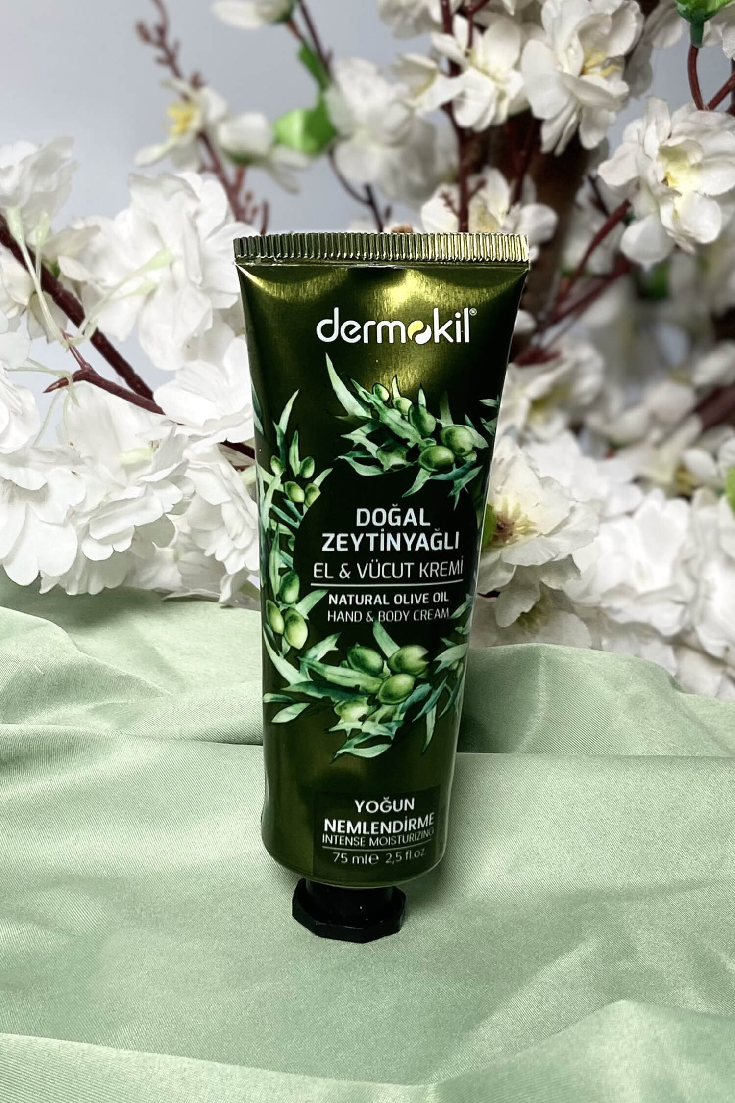 Renksiz DERMOKİL Zeytinyağlı Vücut ve Doğal El Kremi 75 ml - 28451-RENKSIZ - 1