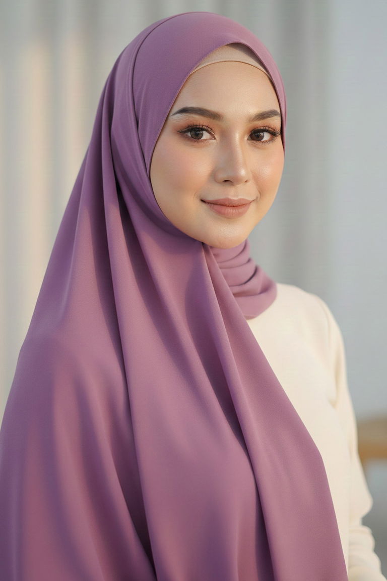 Şal - 28043-ACIK-LILA - TOFİSA