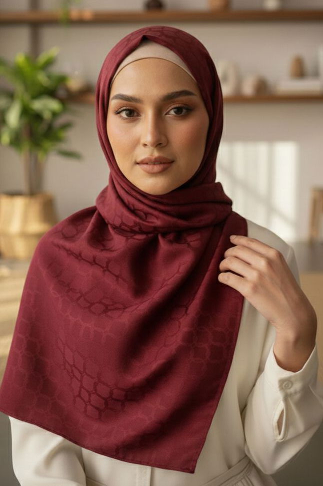 Şal - 28204-BORDO - 1