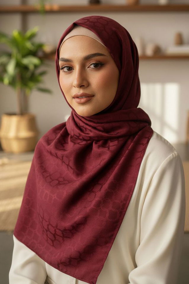 Şal - 28204-BORDO - 2