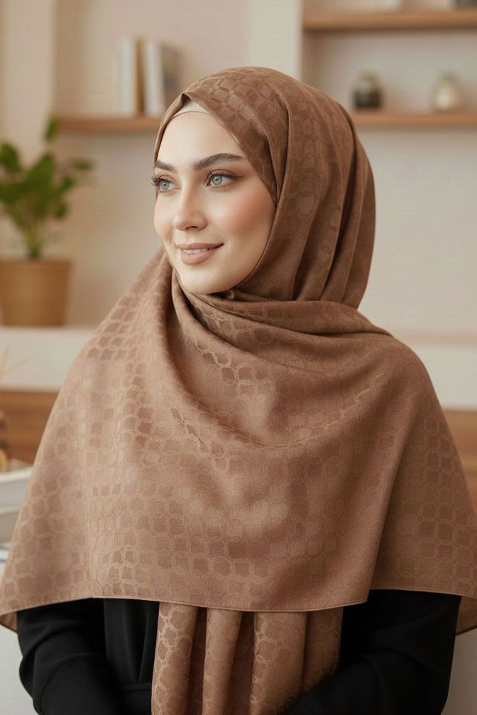 Şal - 28204-KAHVE - 2