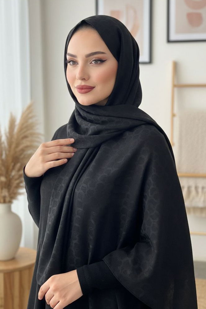 Şal - 28204-SIYAH - 1