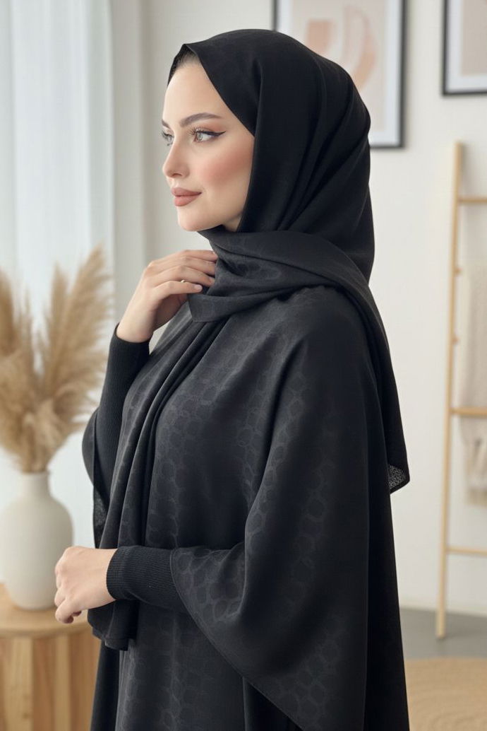 Şal - 28204-SIYAH - 2