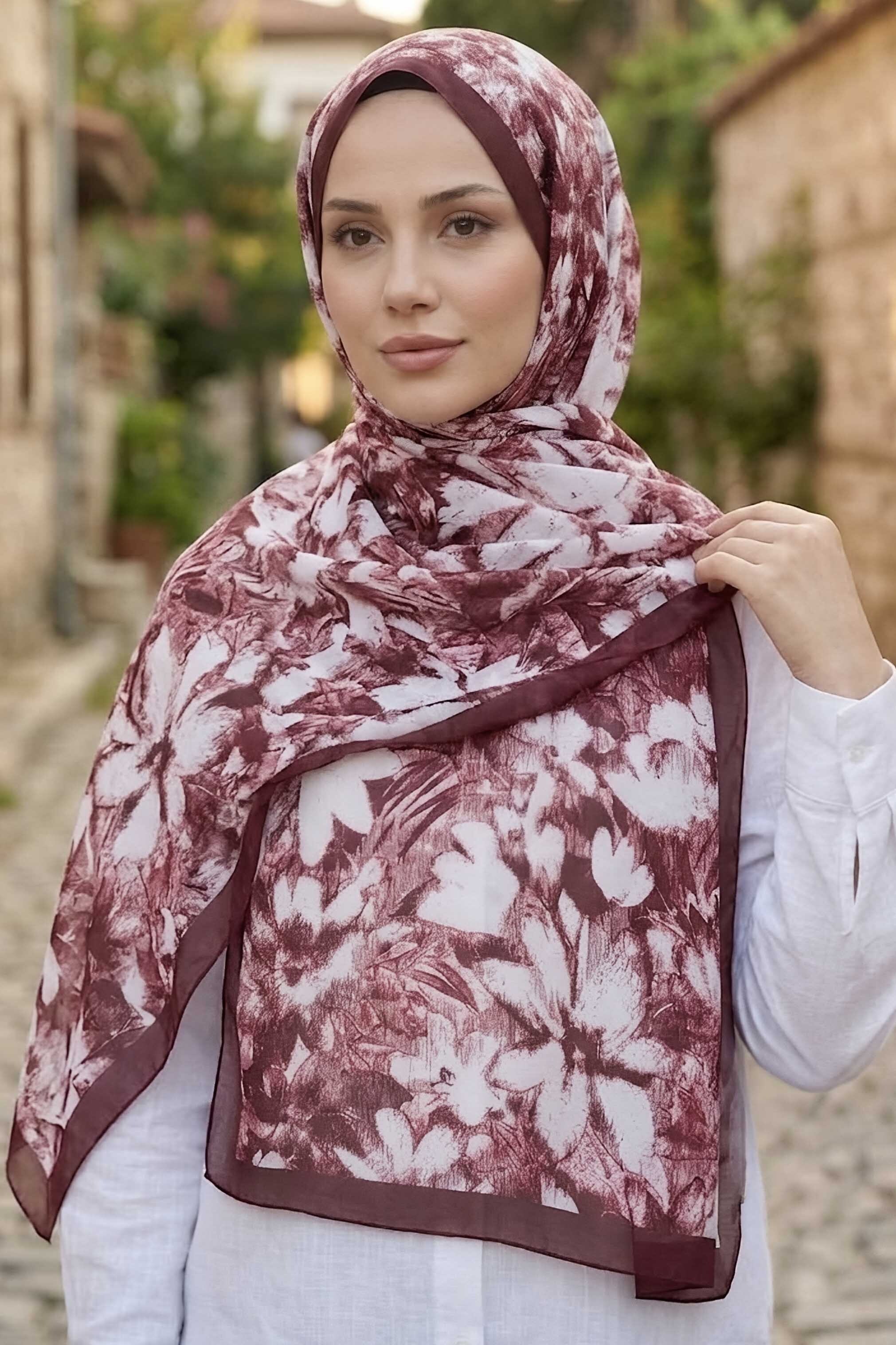 Şal Bordo - 28641-BORDO - 2