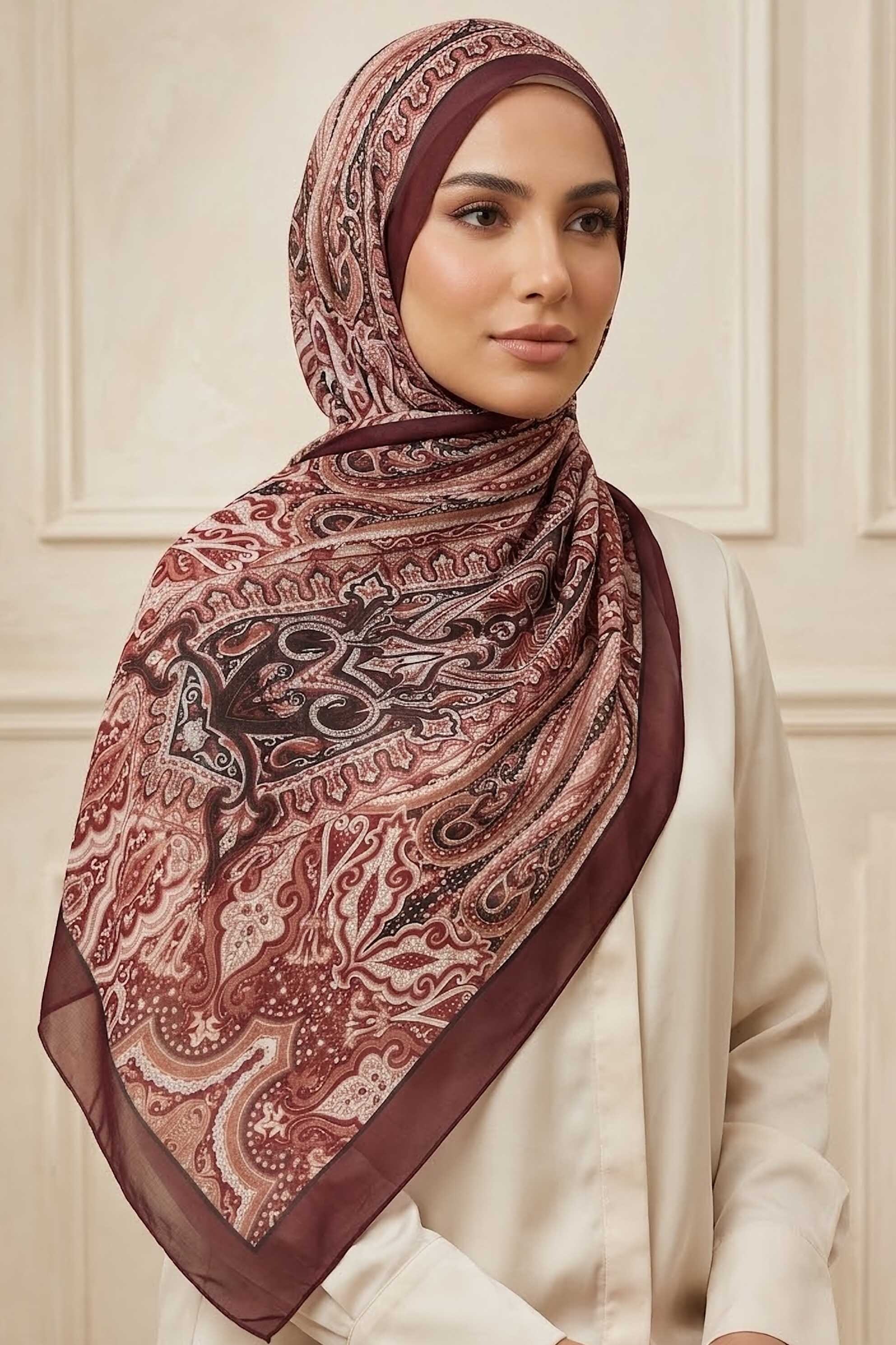 Şal Bordo - 28642-BORDO - 1