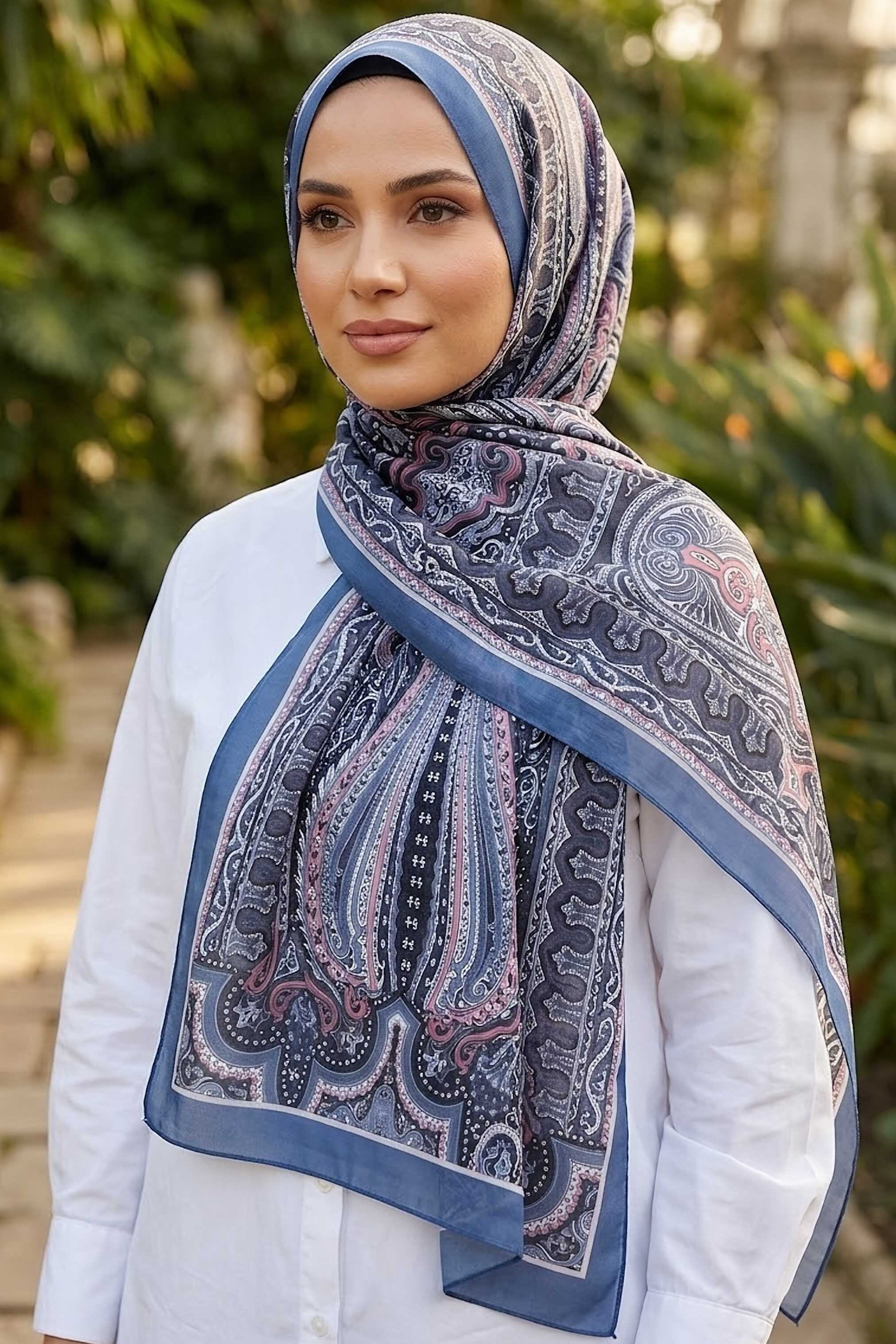 Şal Indigo - 28642-INDIGO - 1