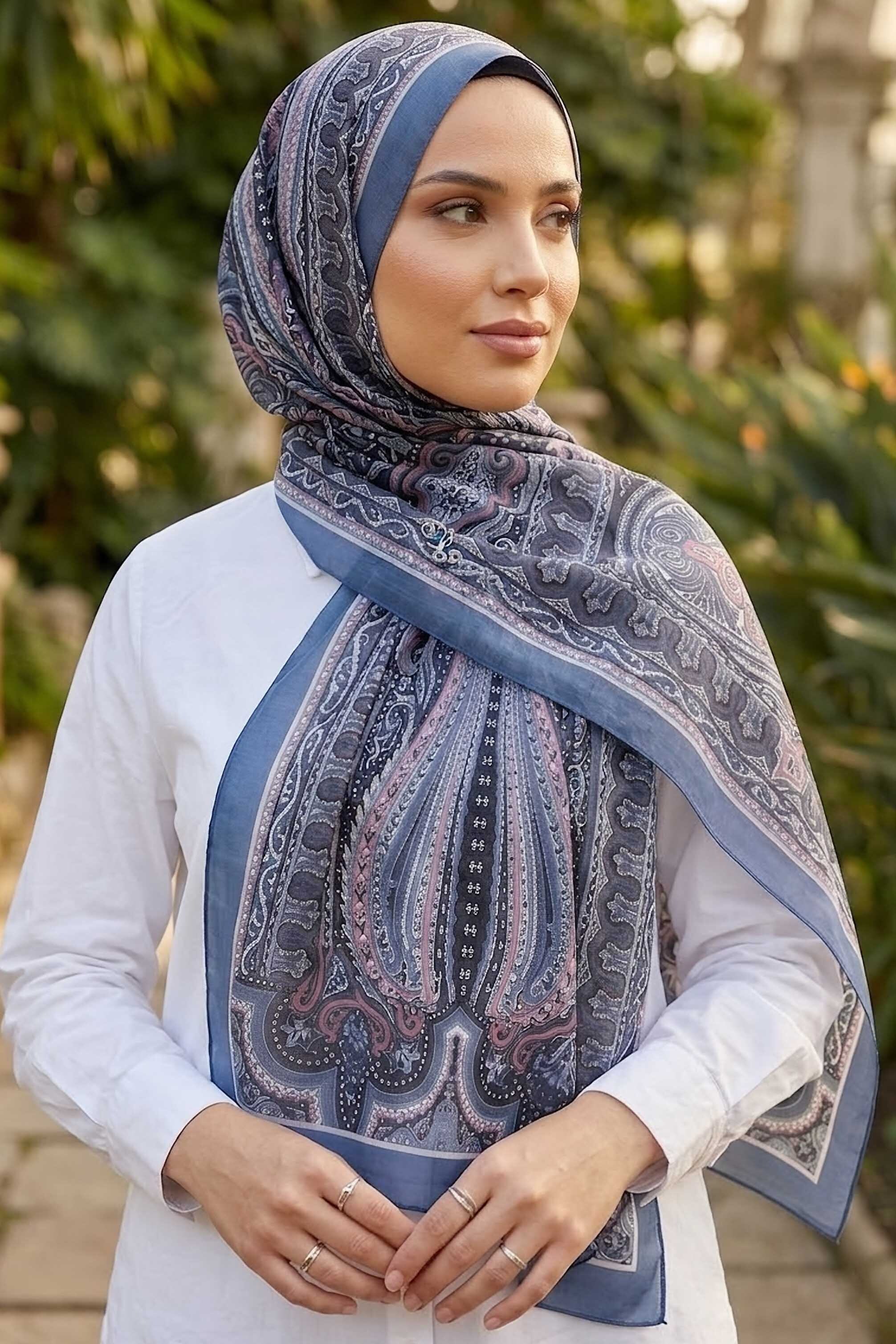 Şal Indigo - 28642-INDIGO - 3