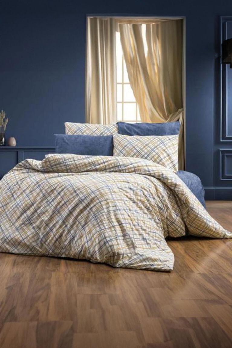 Sari Çift Kişilik Nevresim Seti - 25650 - TOFİSA