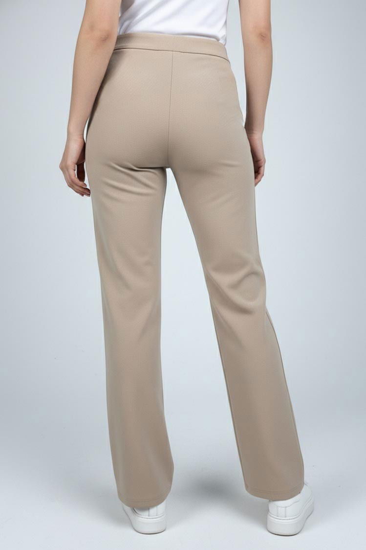 Şerit Detaylı Spor Pantolon - 27084-BEJ - 3