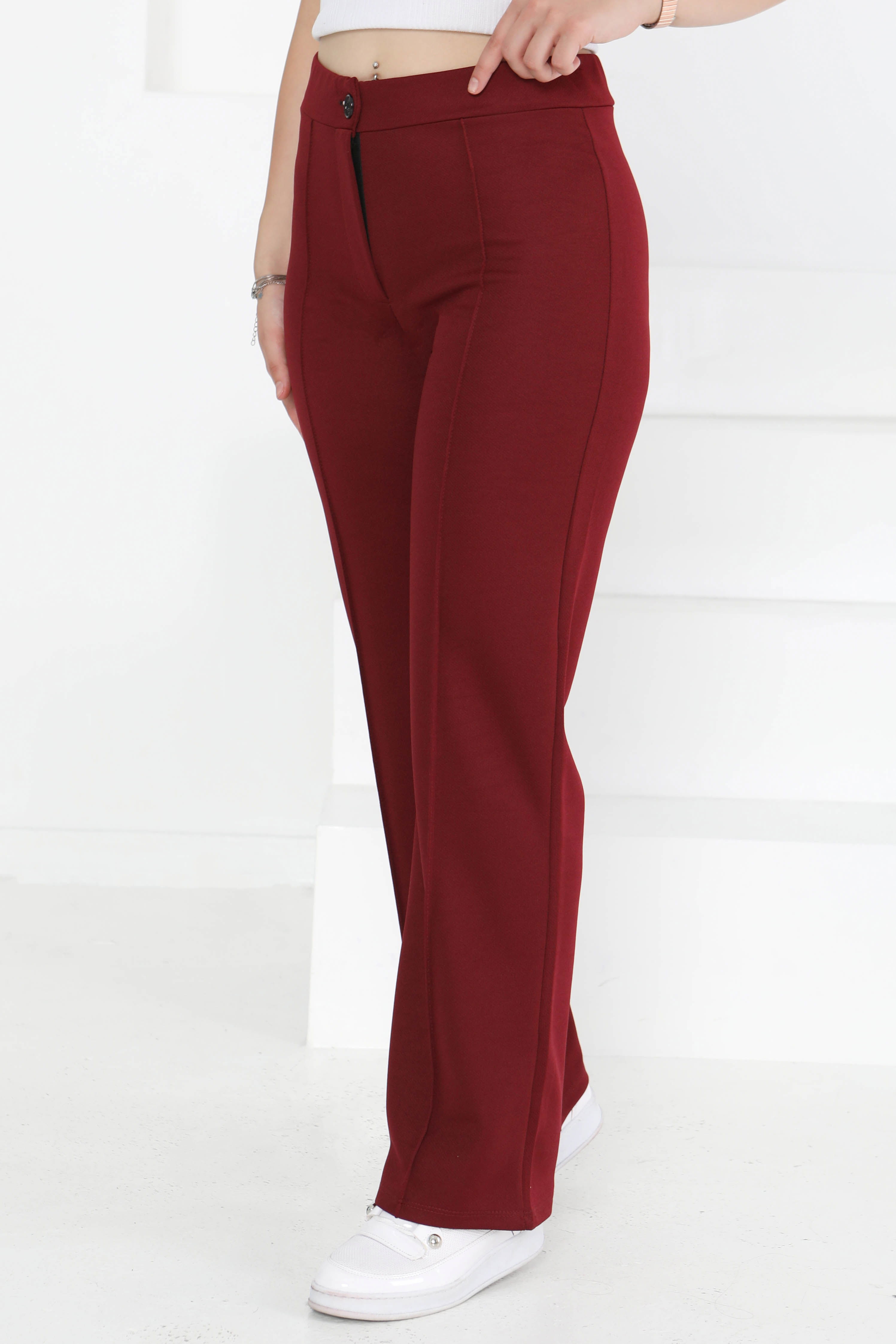 Şerit Detaylı Spor Pantolon - 27084 - 3