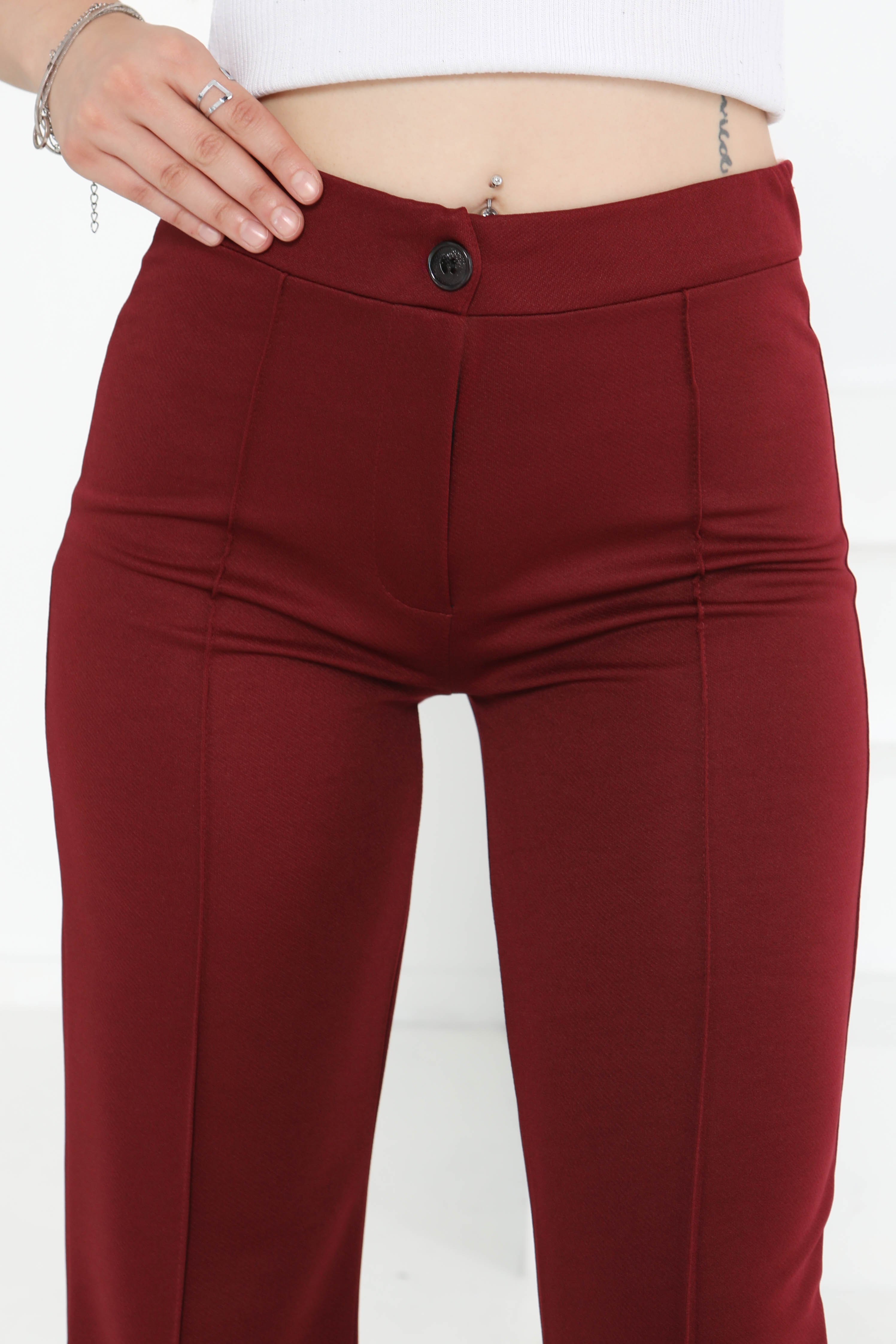 Şerit Detaylı Spor Pantolon - 27084 - 4