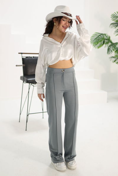 Şerit Detaylı Spor Pantolon - 27084 