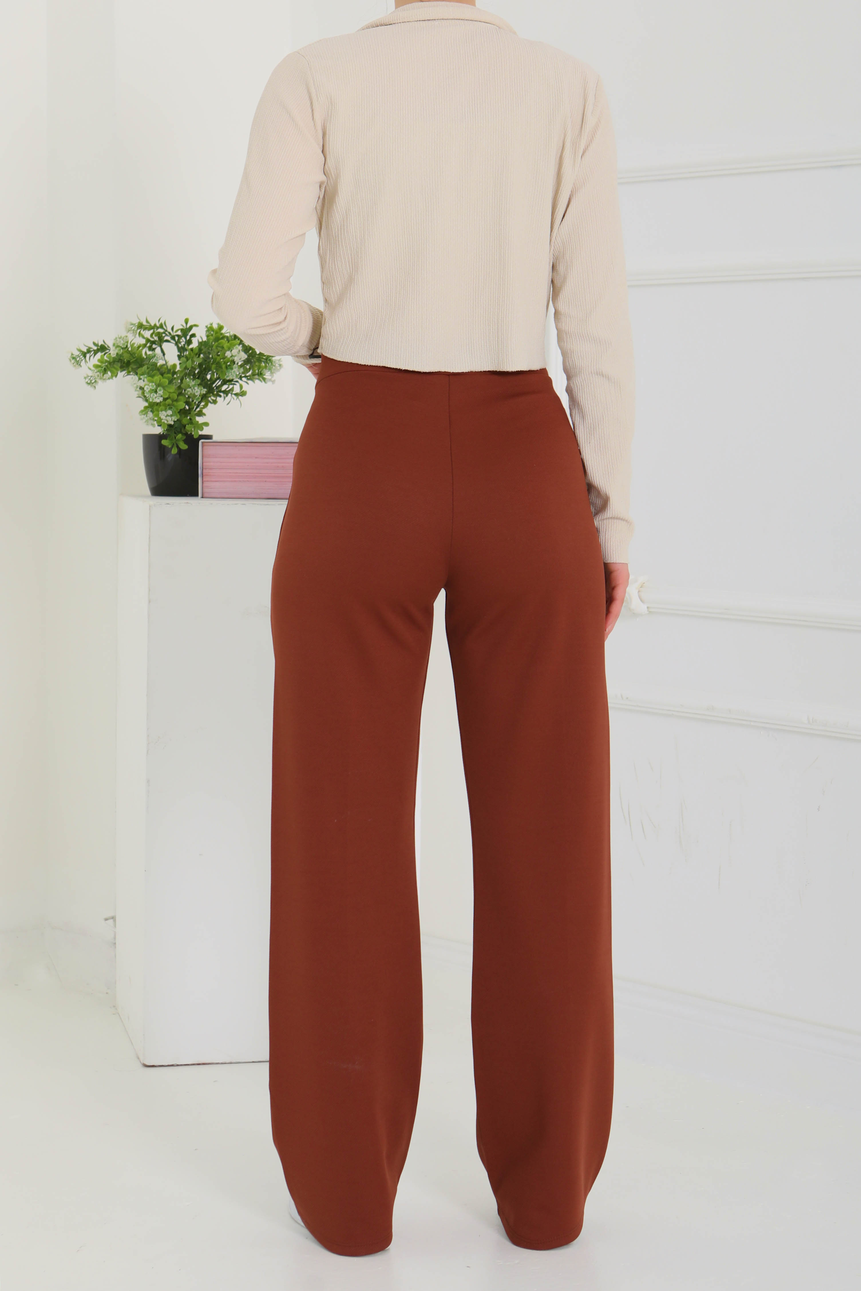 Şerit Detaylı Spor Pantolon - 27084 - 6