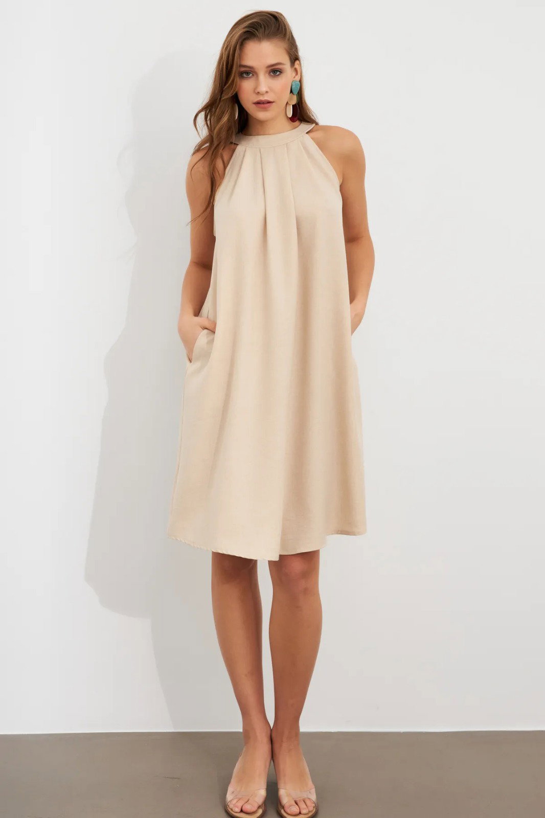 Sıfır Kollu Elbise - 27261 - 4