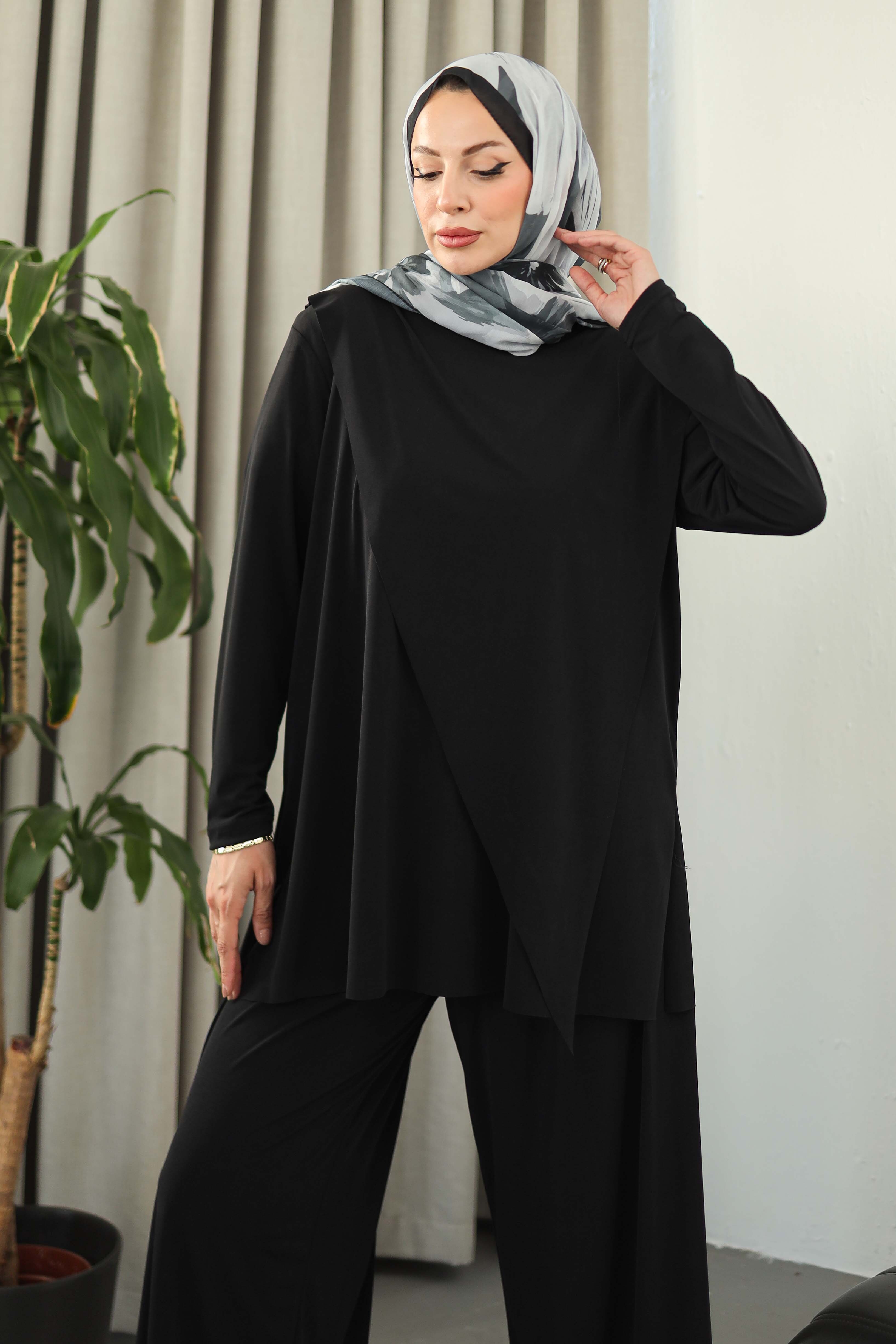 Simetri Sendy İkili Takım - 27829-SIYAH - 3