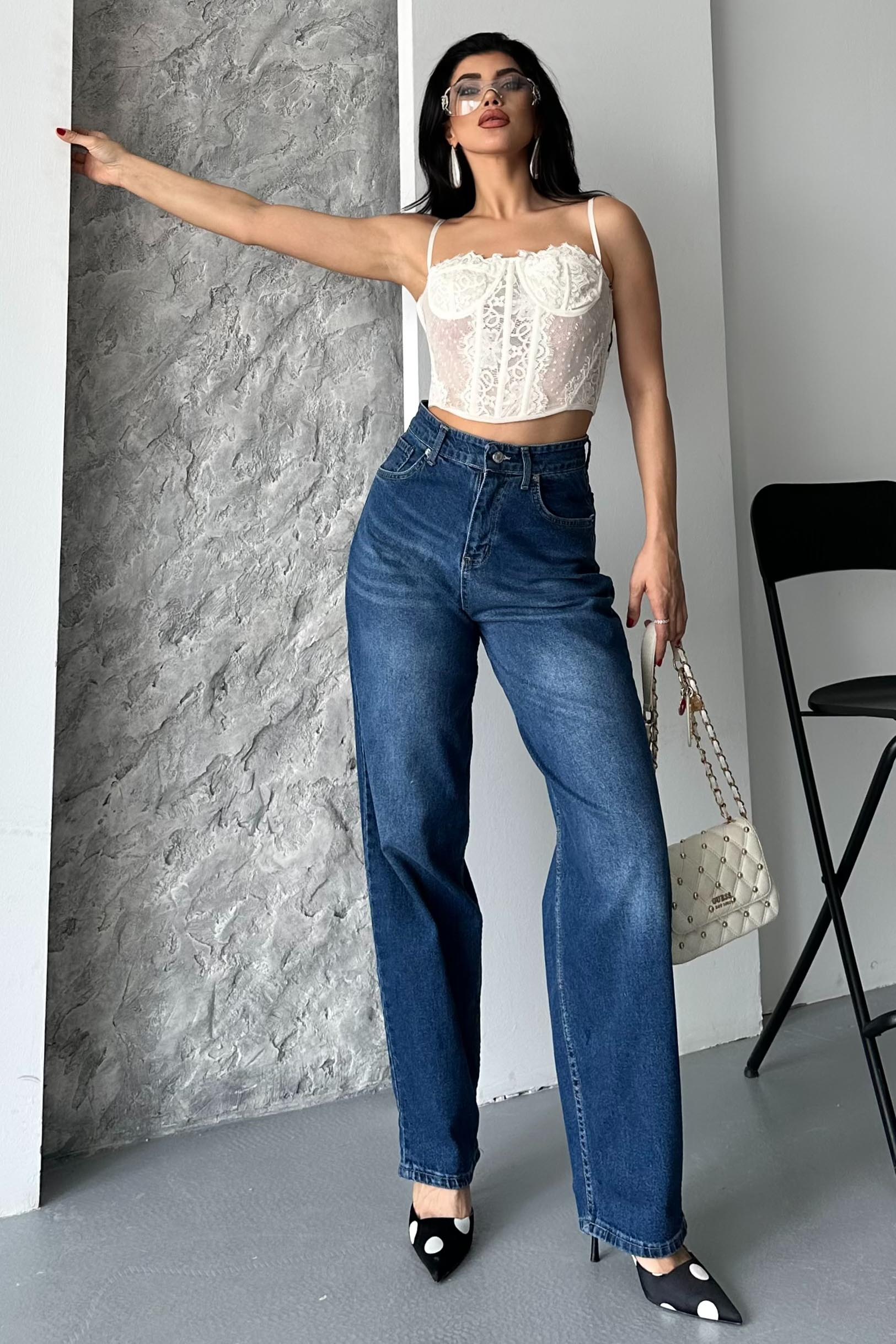 Taş Bıyık Baggy Kot Pantolon - 27270 - 1
