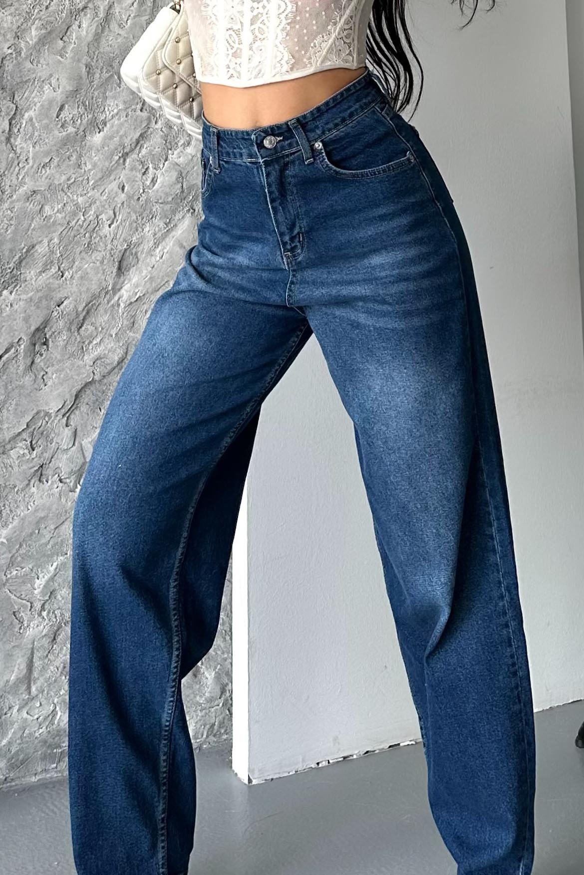 Taş Bıyık Baggy Kot Pantolon - 27270 - 2