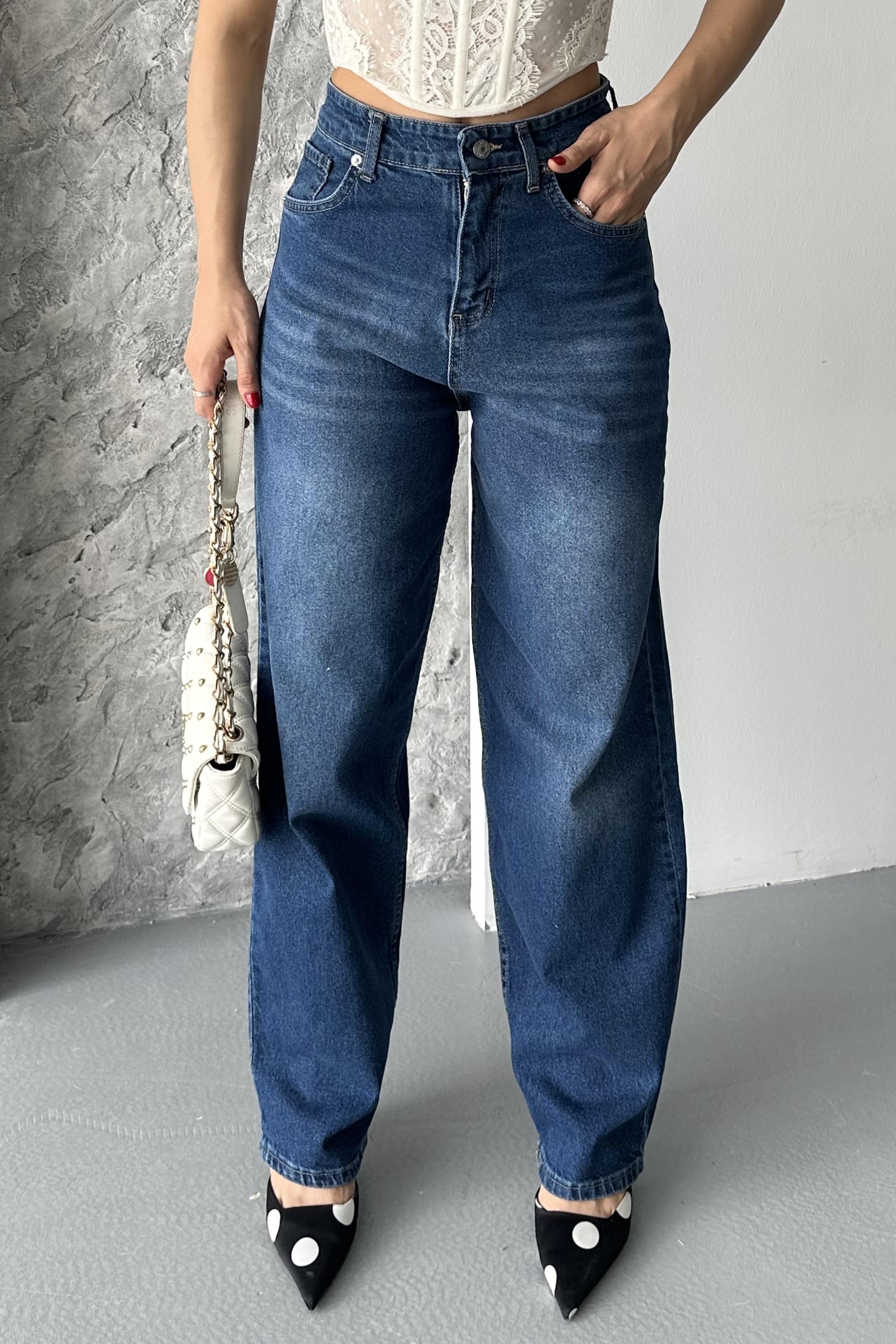 Taş Bıyık Baggy Kot Pantolon - 27270 - 5