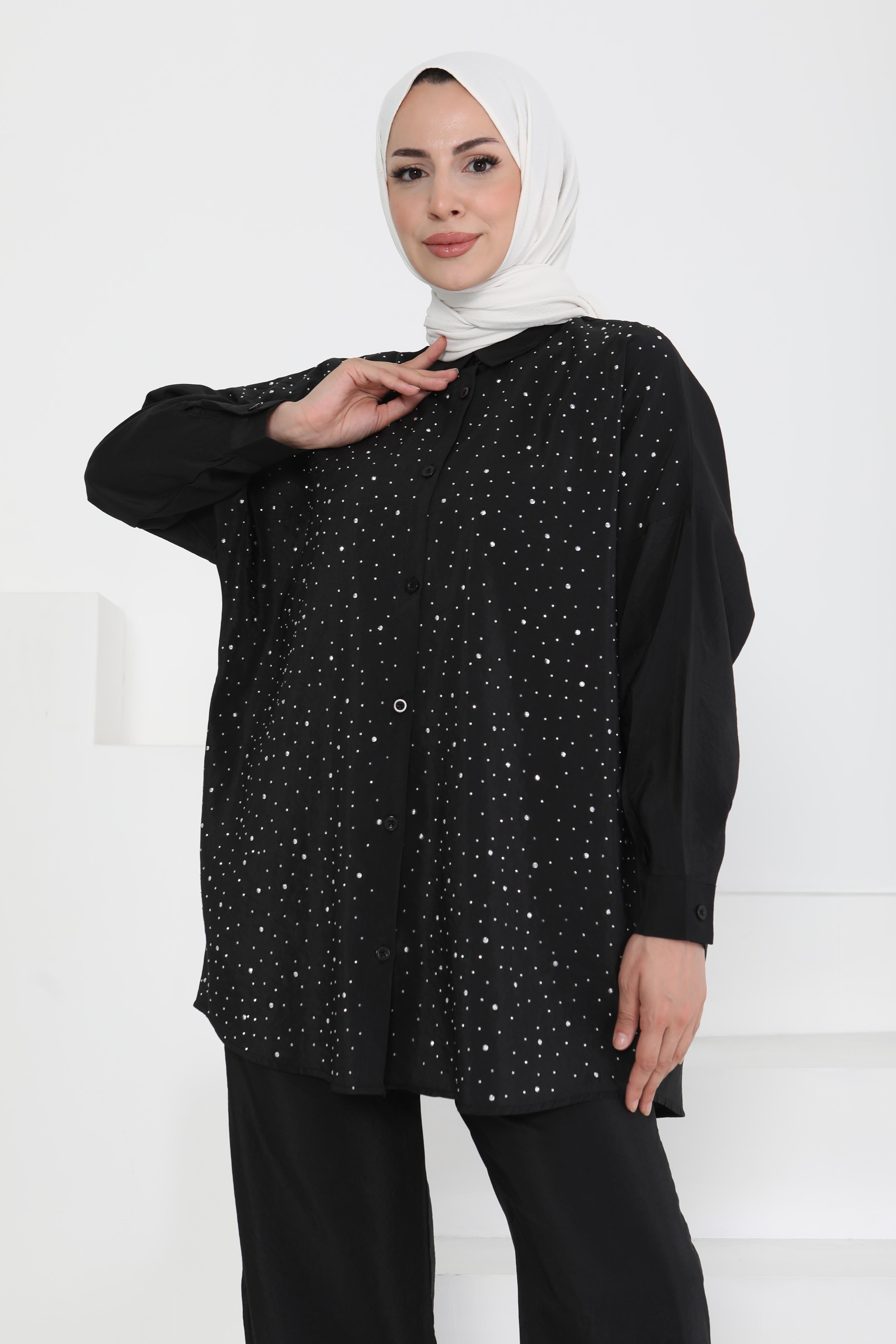 Taş Detaylı İkili Takım - 27255 - 3