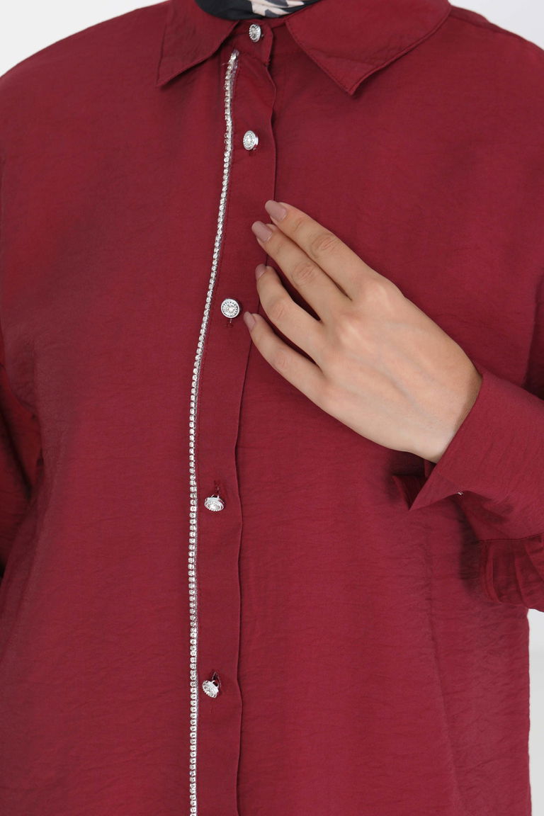 Taş Detaylı Tunik - 27432 - TOFİSA