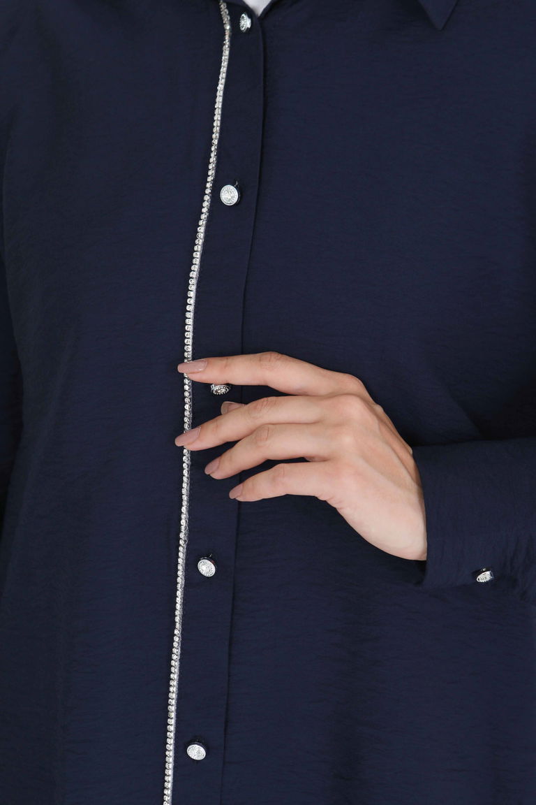 Taş Detaylı Tunik - 27432 - TOFİSA