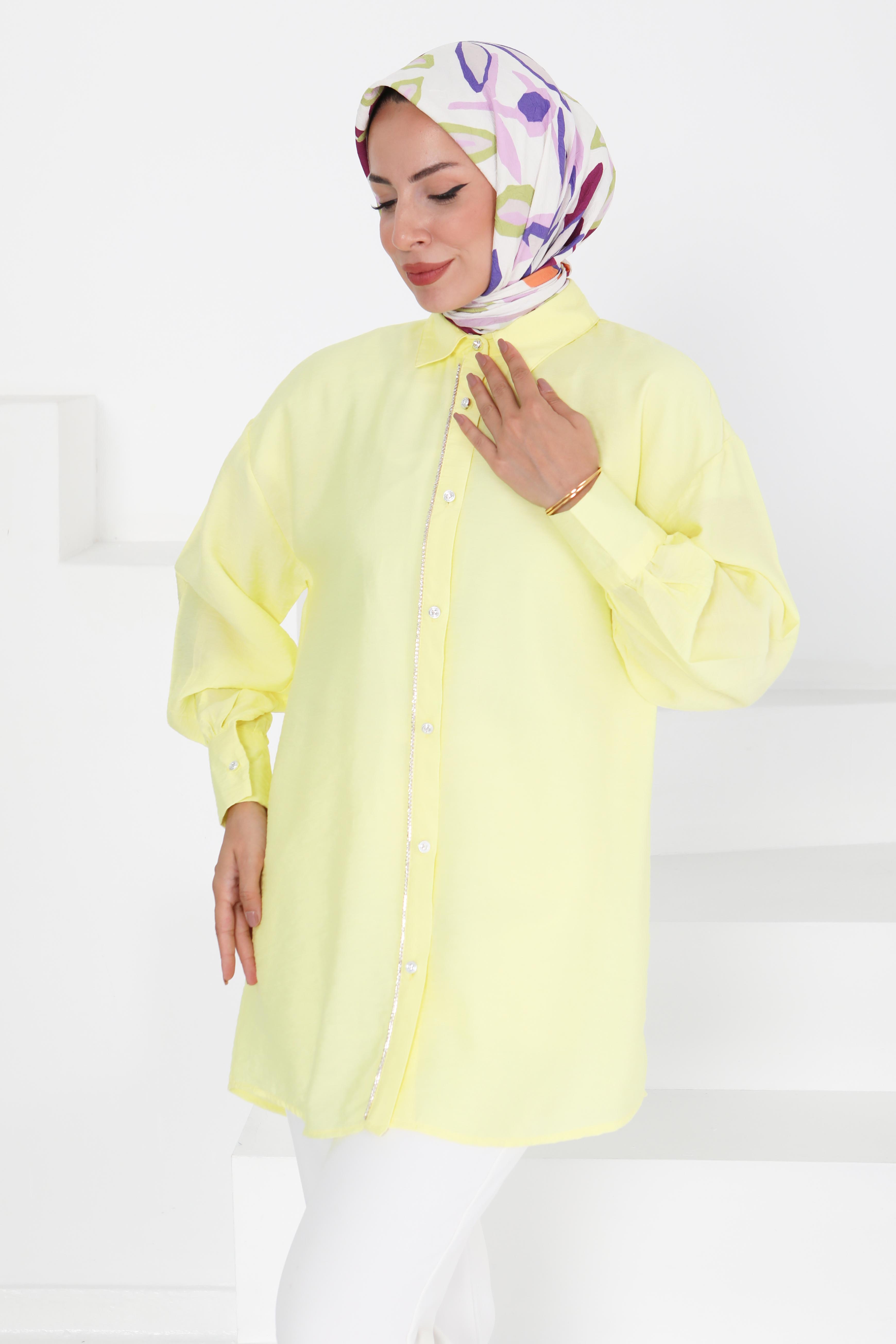 Taş Detaylı Tunik - 27432 - 1