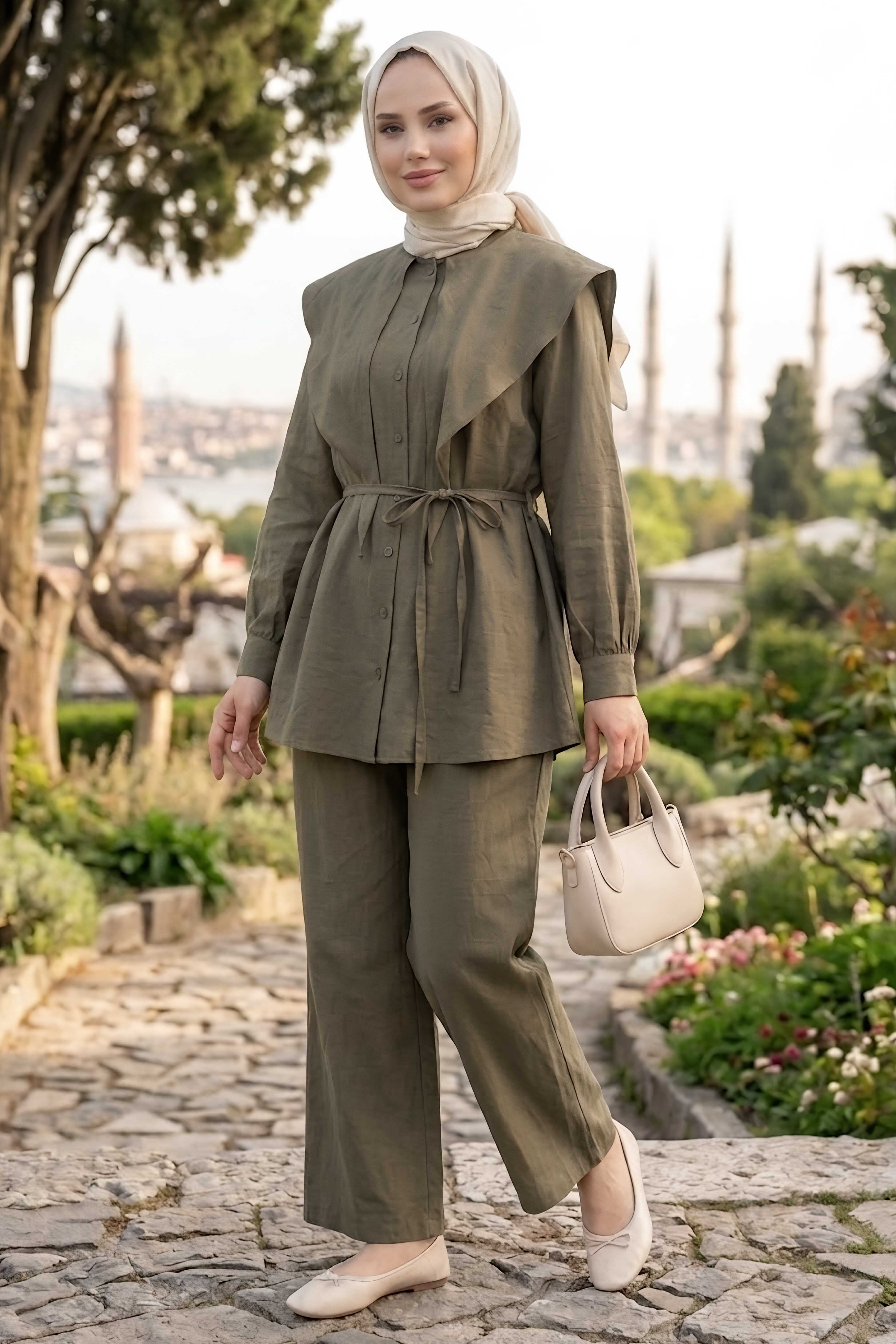 Tensel İkili Takım Haki - 28504-HAKI - 1