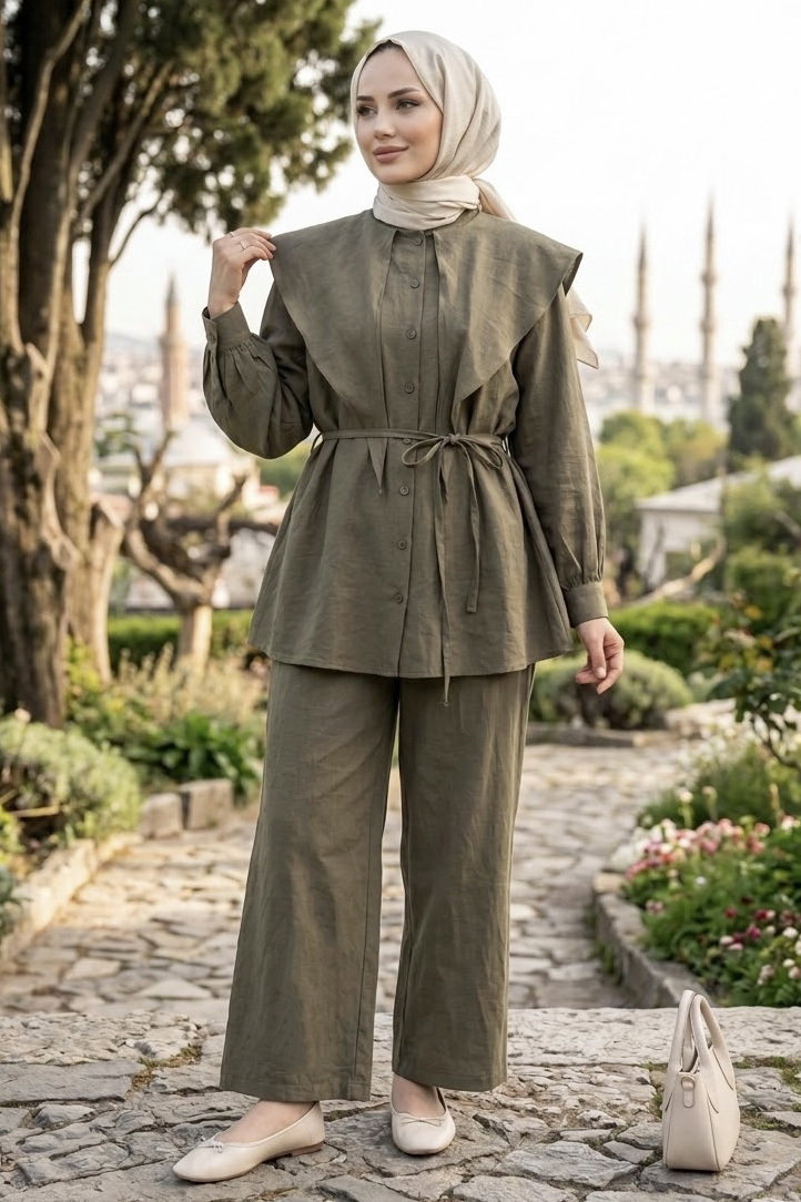 Tensel İkili Takım Haki - 28504-HAKI - 2