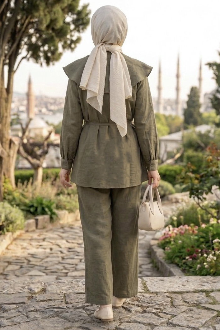 Tensel İkili Takım Haki - 28504-HAKI - 3
