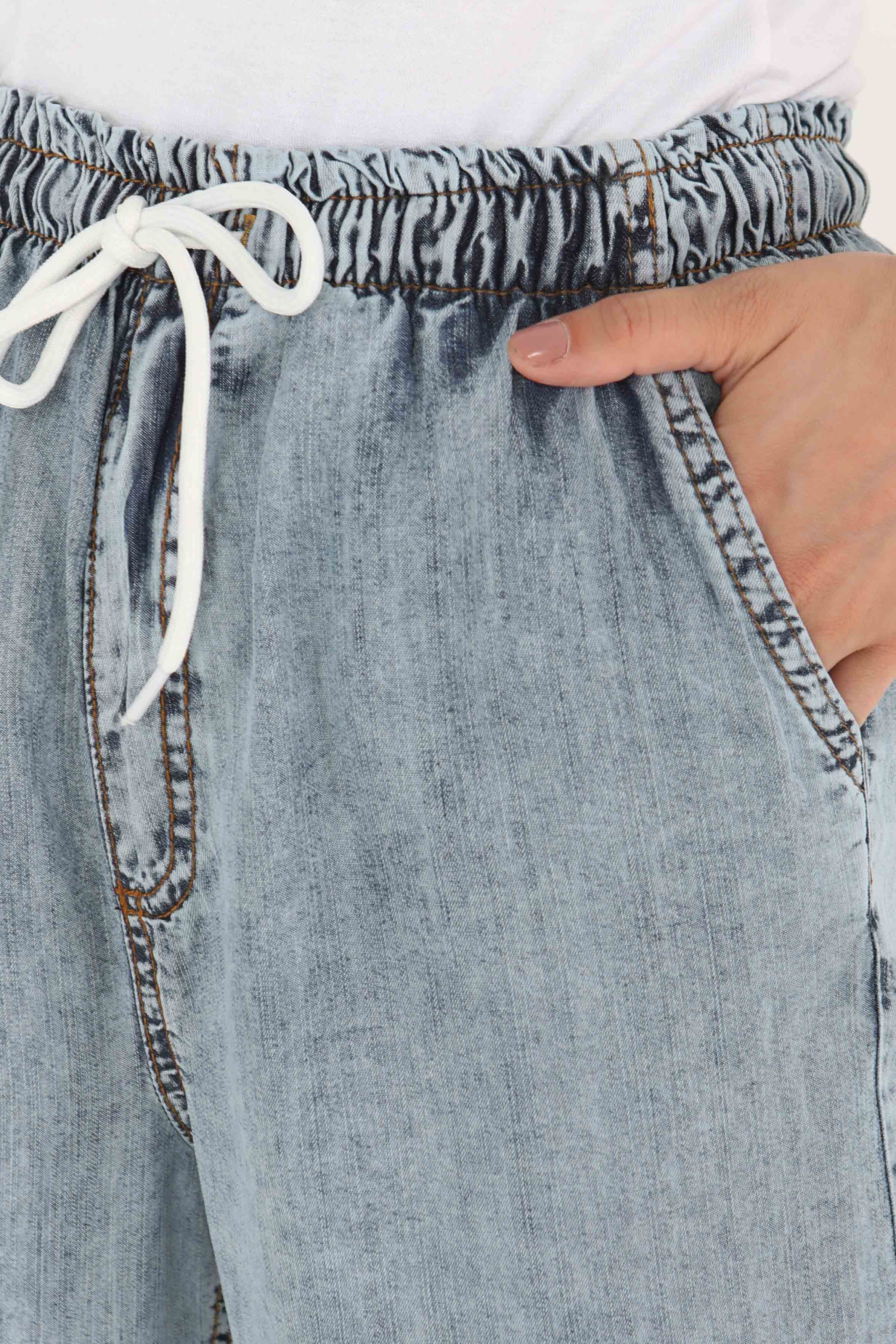 Tensel Pantolon Acik Mavi - 27163 - 10